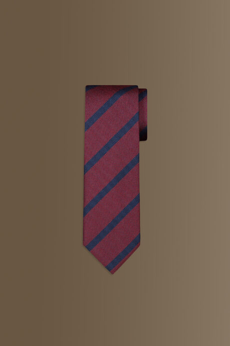 Cravatta misto bamboo - regimental
