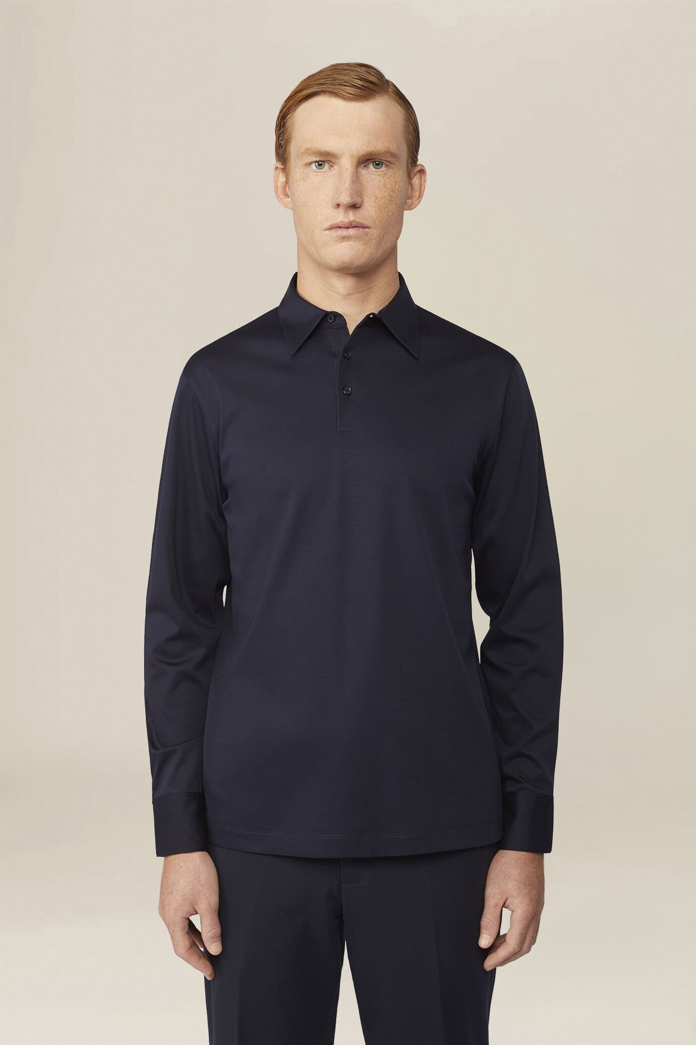 Men's polo shirt in 100% cotton, regular fit