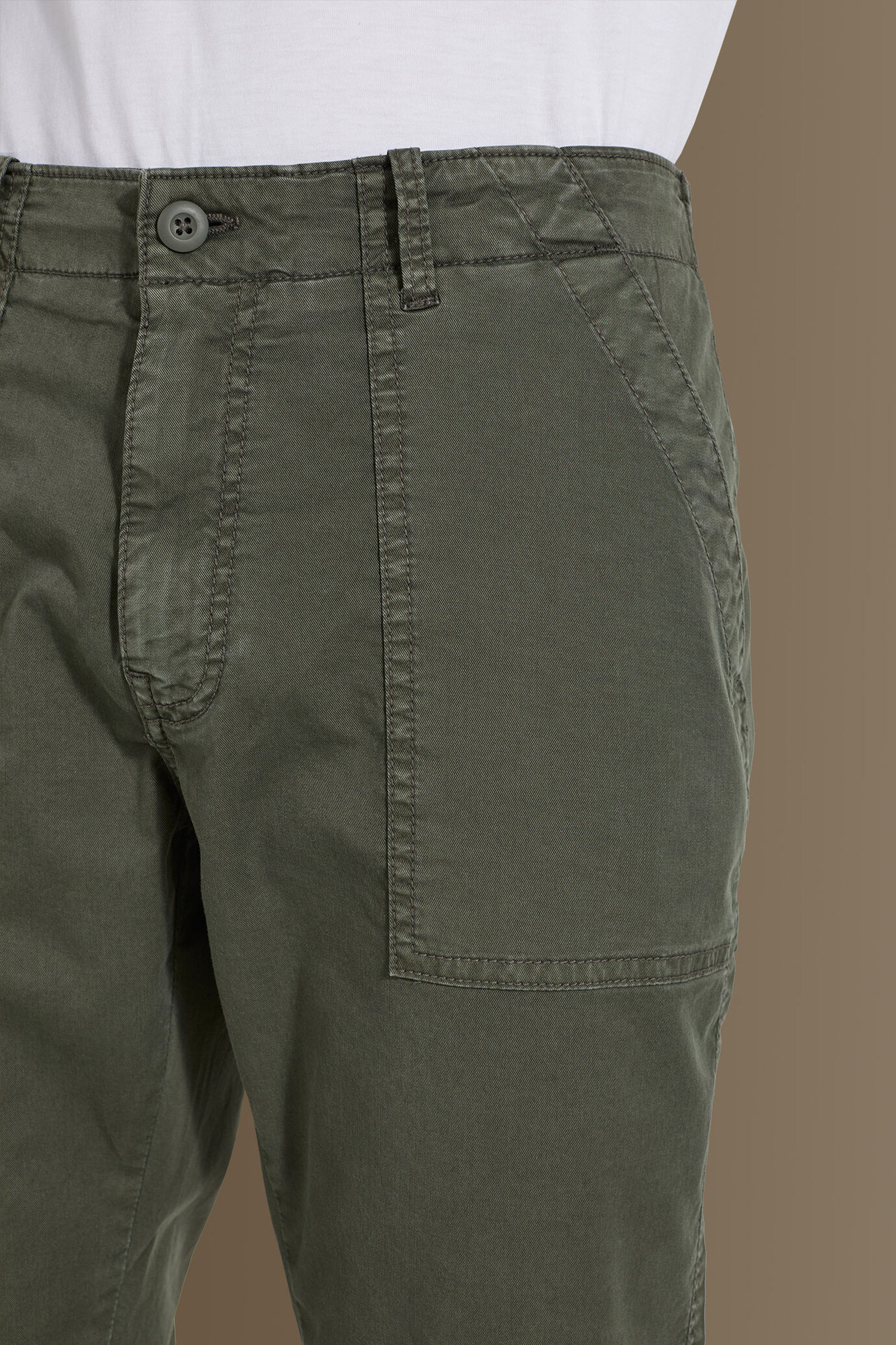 Fatigue trousers twill stretch construction image number 4