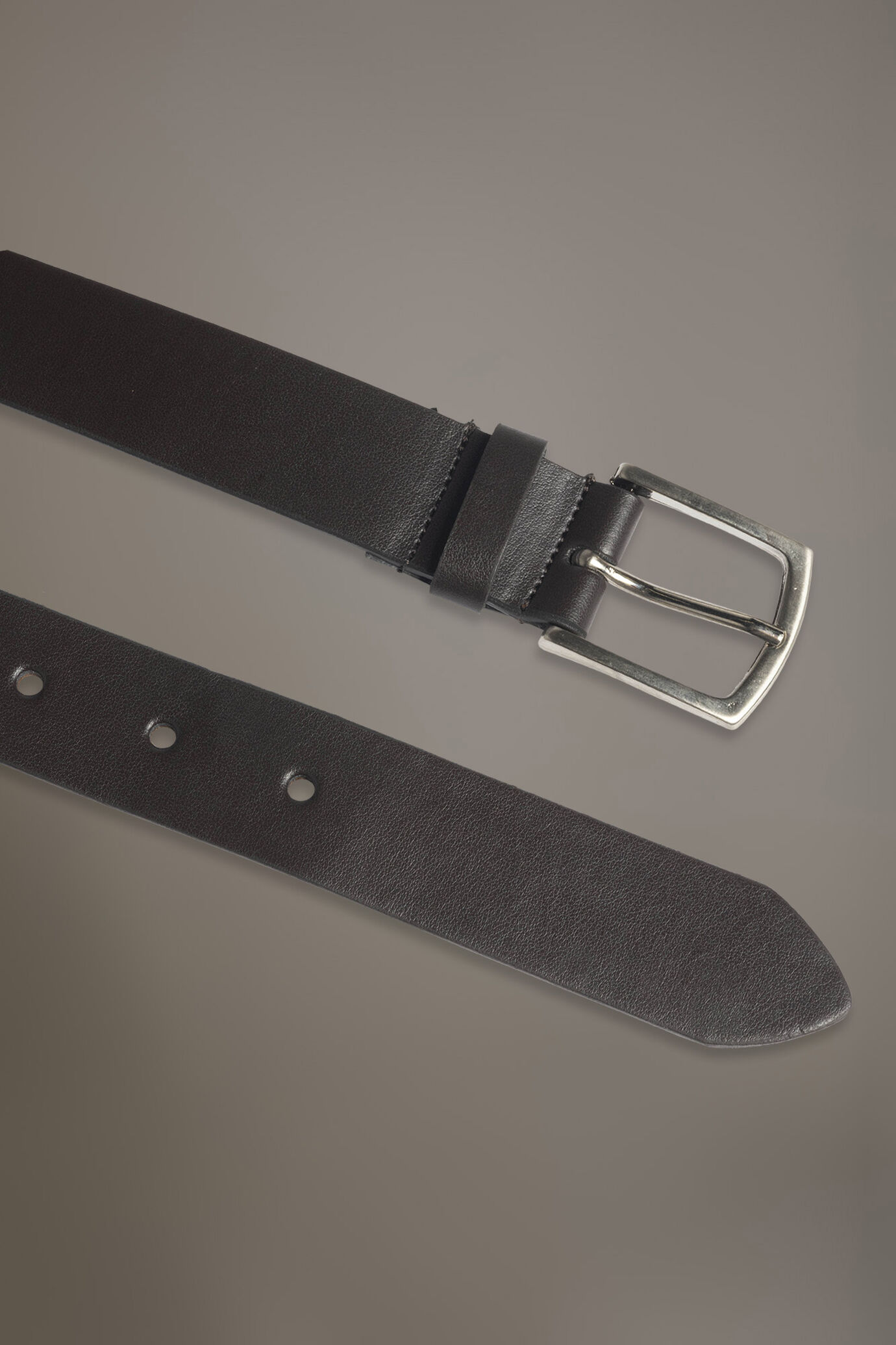 Cintura rivestita in pelle liscia made in Italy image number 1