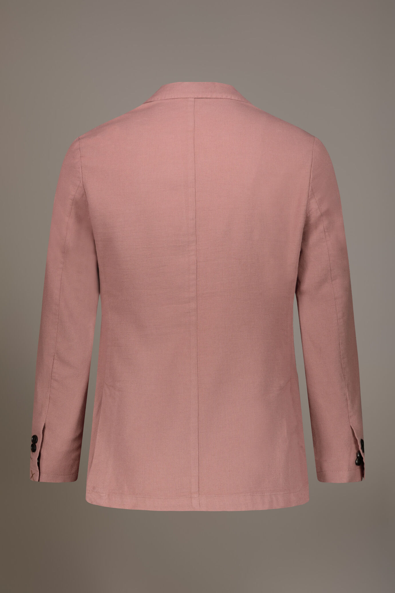 Single breasted  cotton linen jacket with patch pocket image number 5