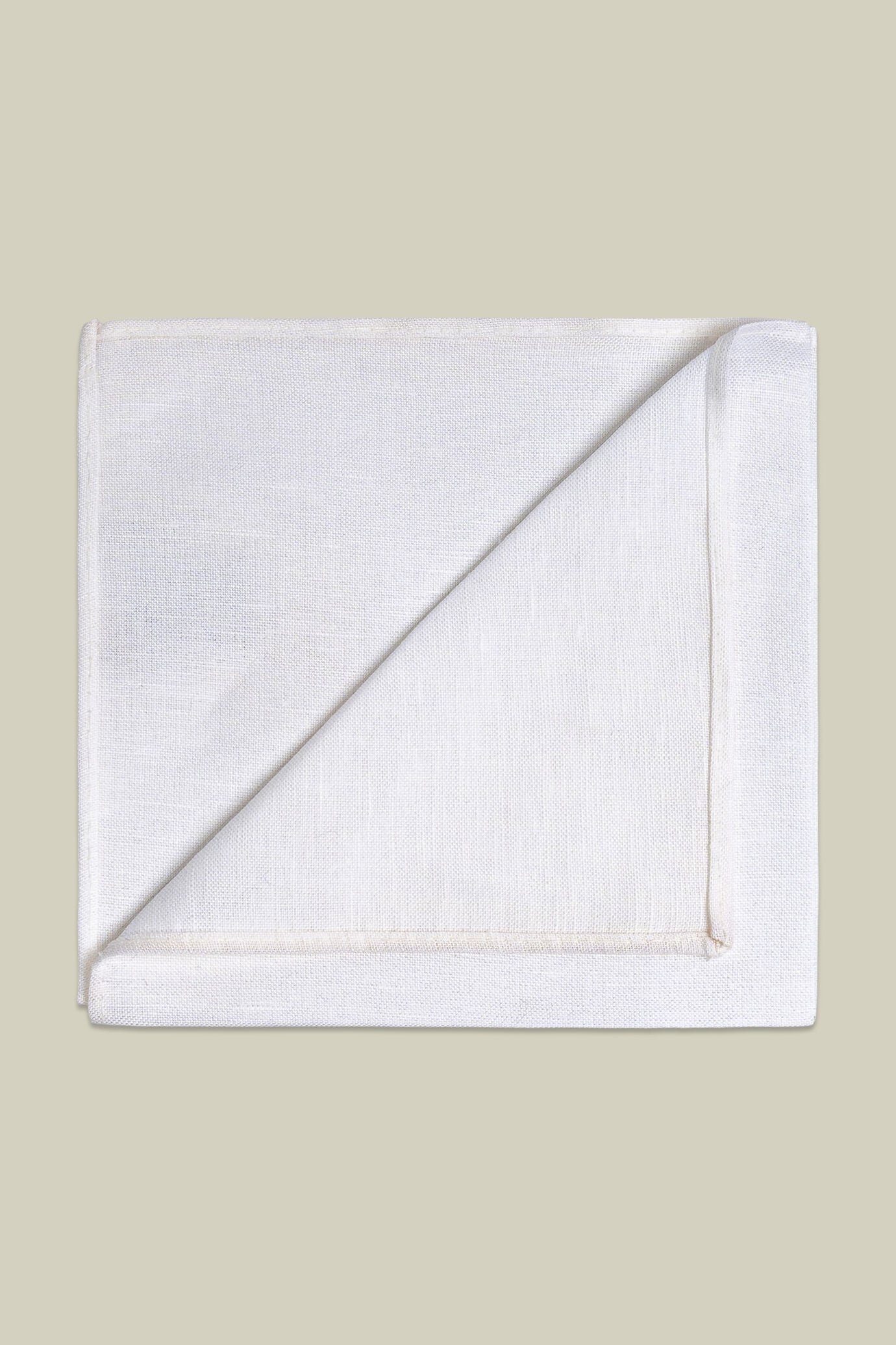 Men&rsquo;s linen-blend pocket square