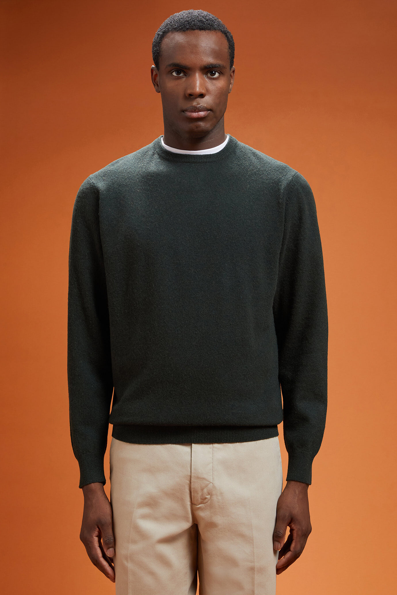 Men's regular fit lambswool jumper