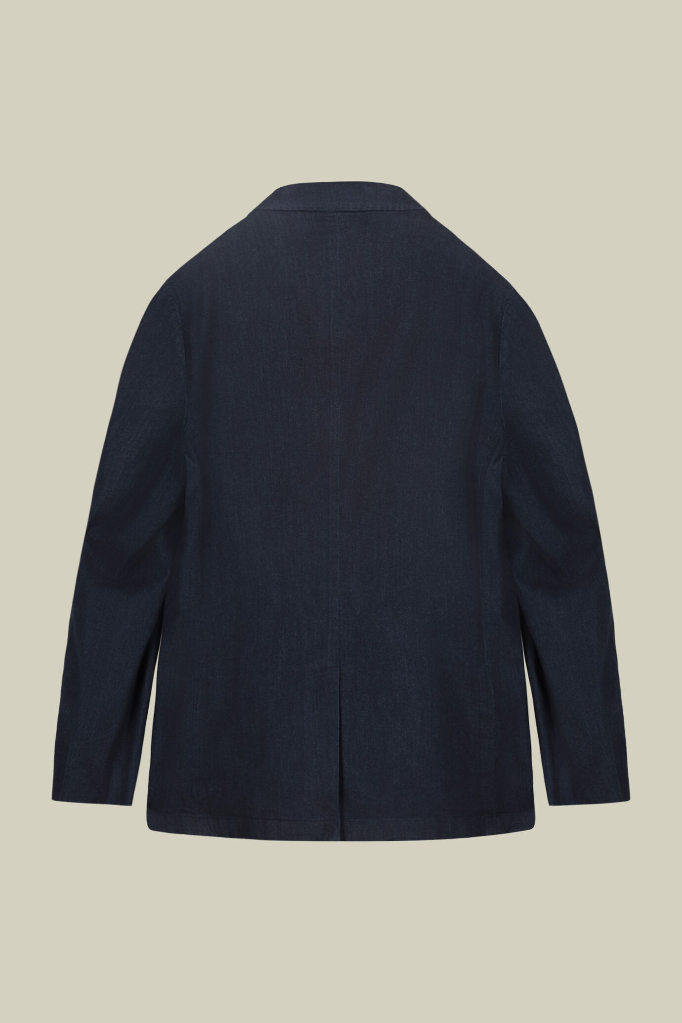 Veste homme &agrave; simple boutonnage, non doubl&eacute;e, avec revers en pointe et poches &agrave; rabat, effet denim image number 5