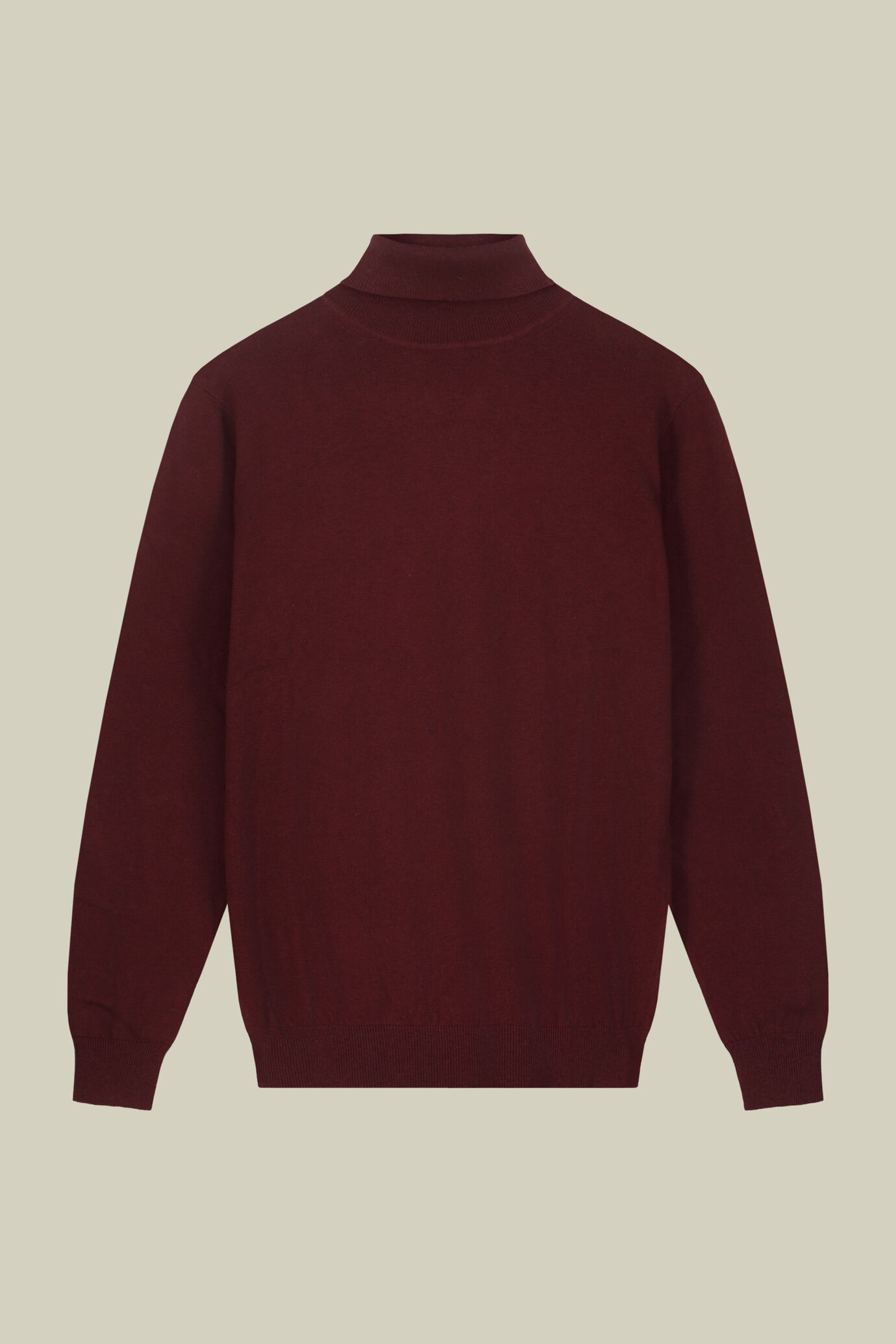 Maglia uomo collo alto lana e cotone regular fit image number 4