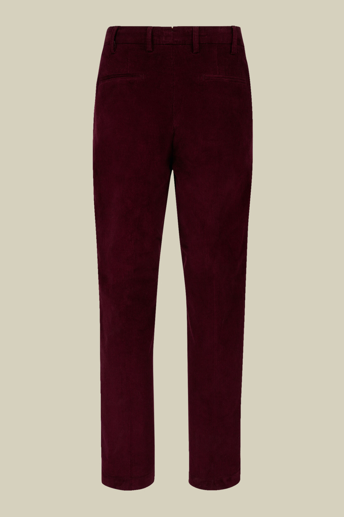 Herrenhose mit Bundfalten aus breit geripptem Cordsamt in normaler Passform image number 5