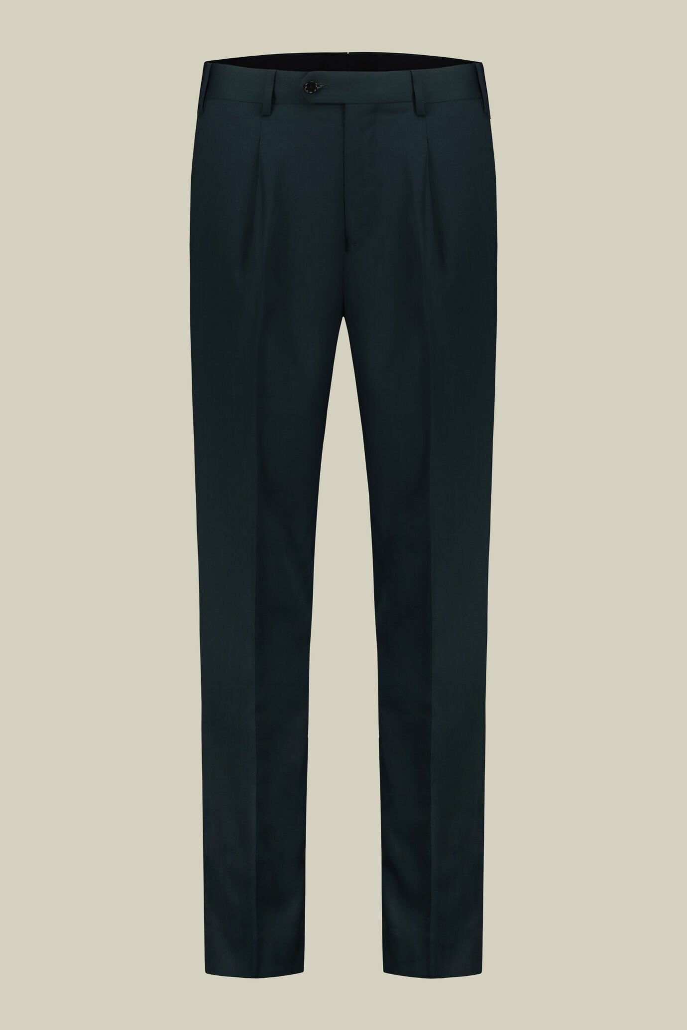 Abito uomo monopetto con pantalone ad una pinces con tessuto dal disegno herringbone dall'effetto cangiante image number 6