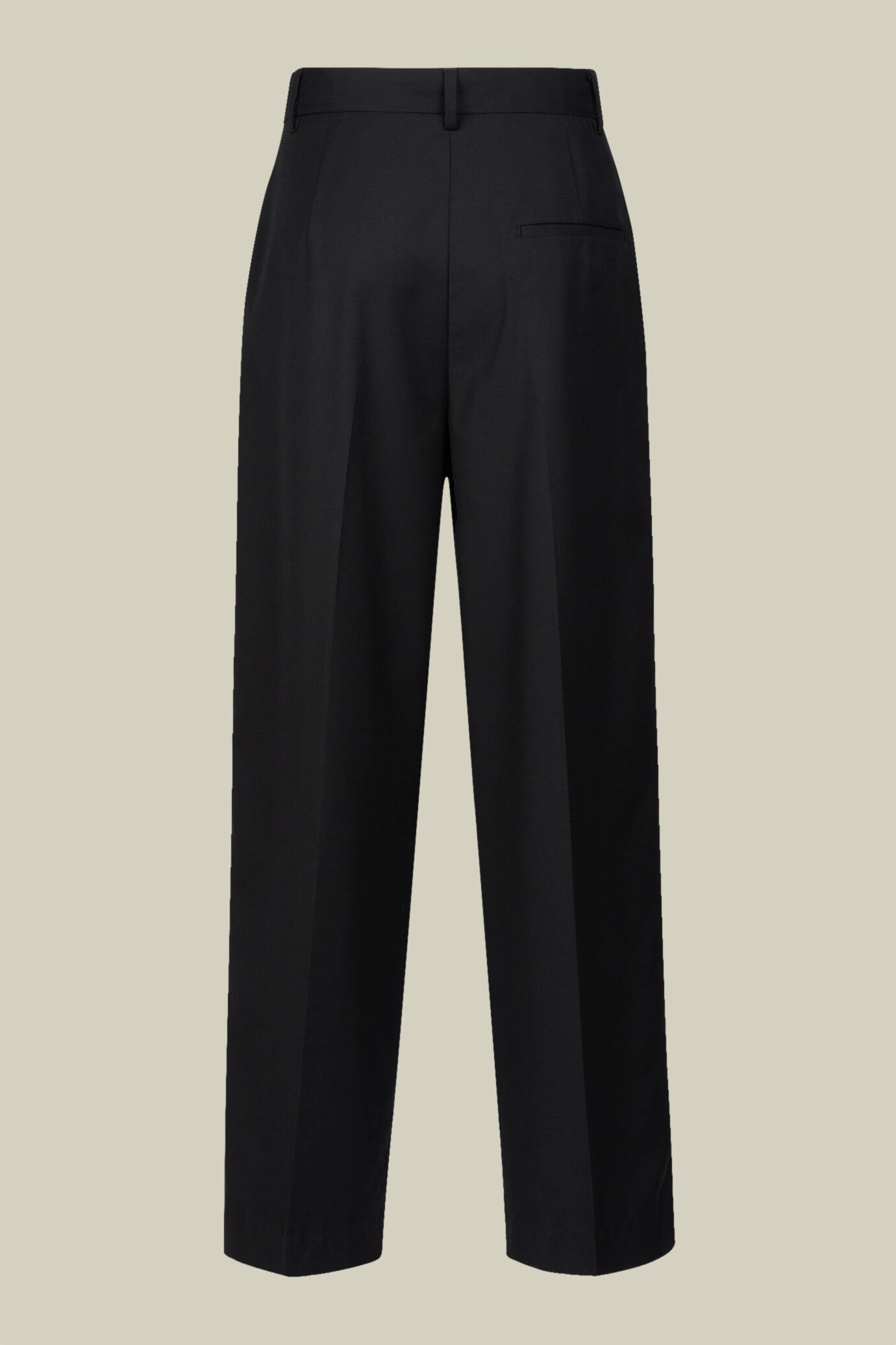 Pantalon uni avec côtés élastiques image number 1