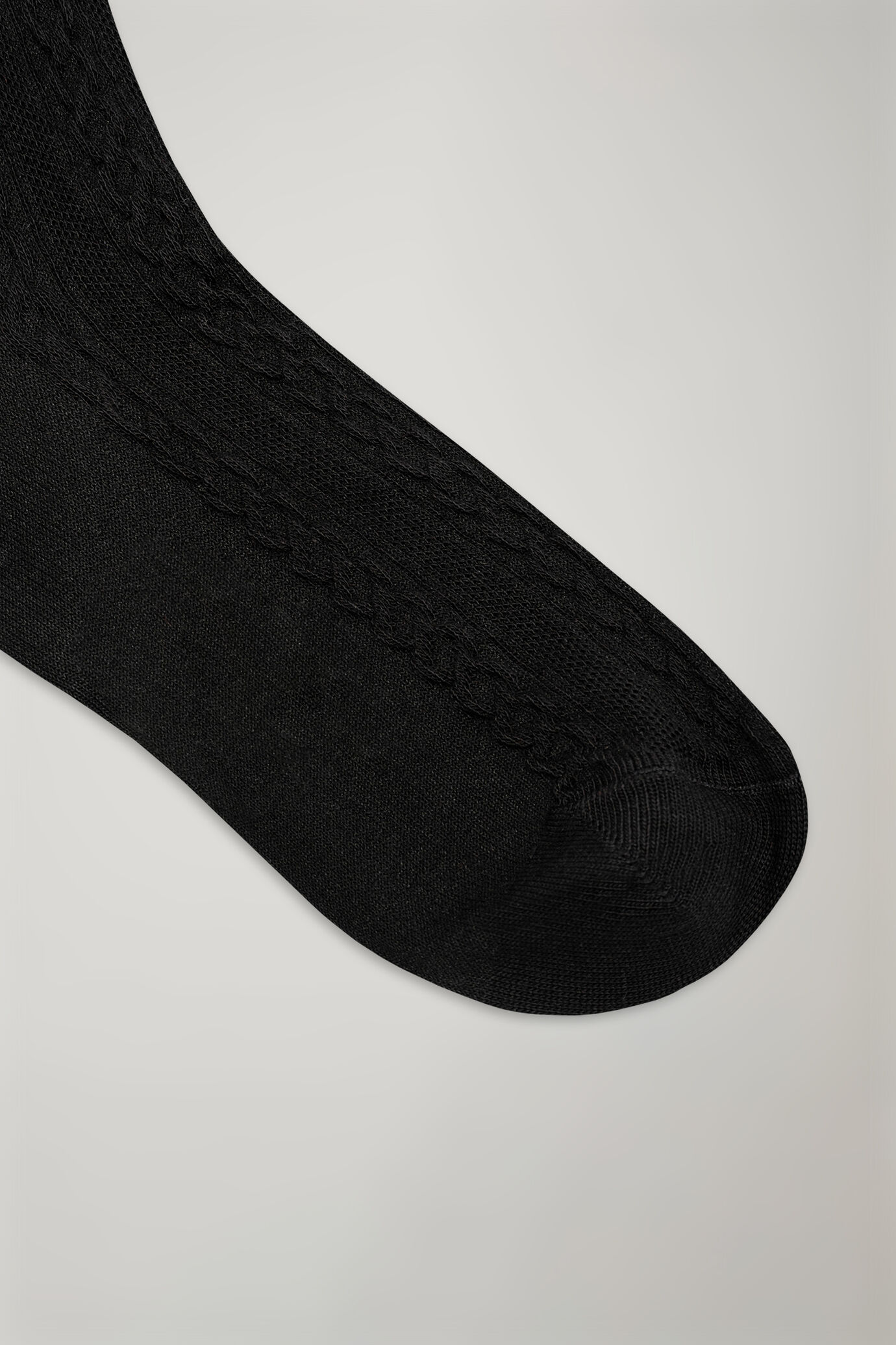 Pariser Socken aus gestrickter Baumwolle made in italy image number 1