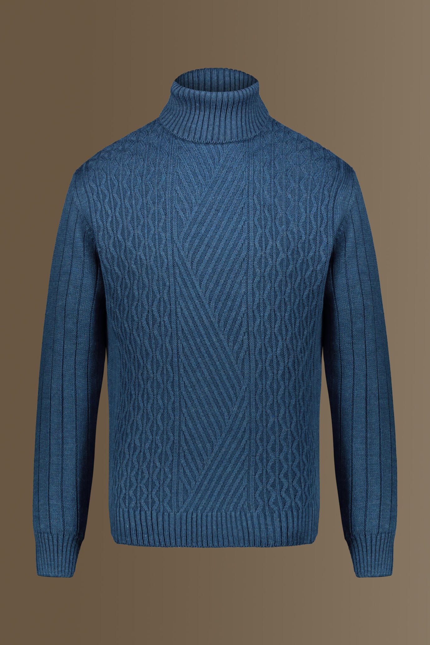 Turtle neck swater, wool blend image number 0