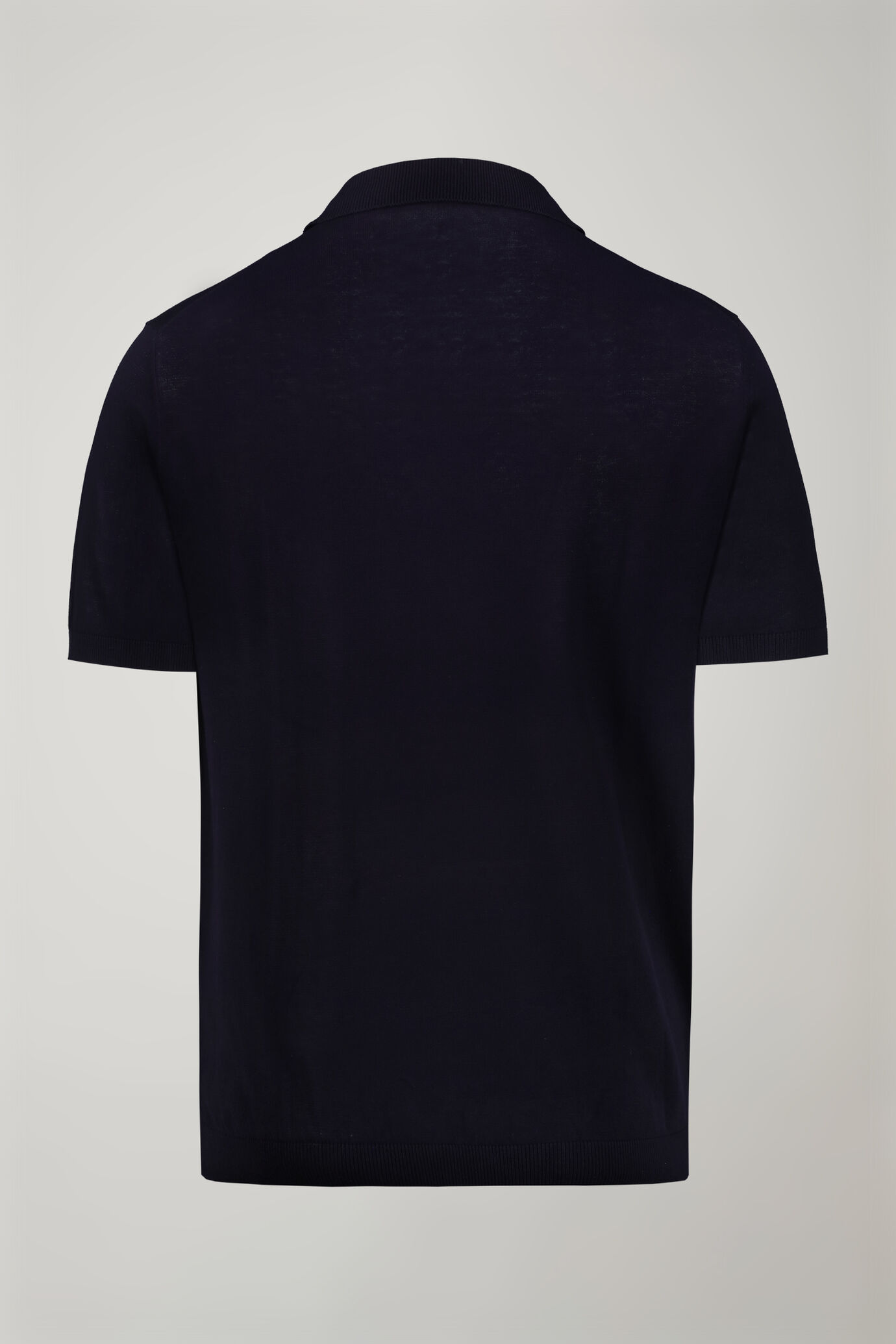 Polo homme à col rond en maille 100 % coton à manches courtes coupe régulière image number 5