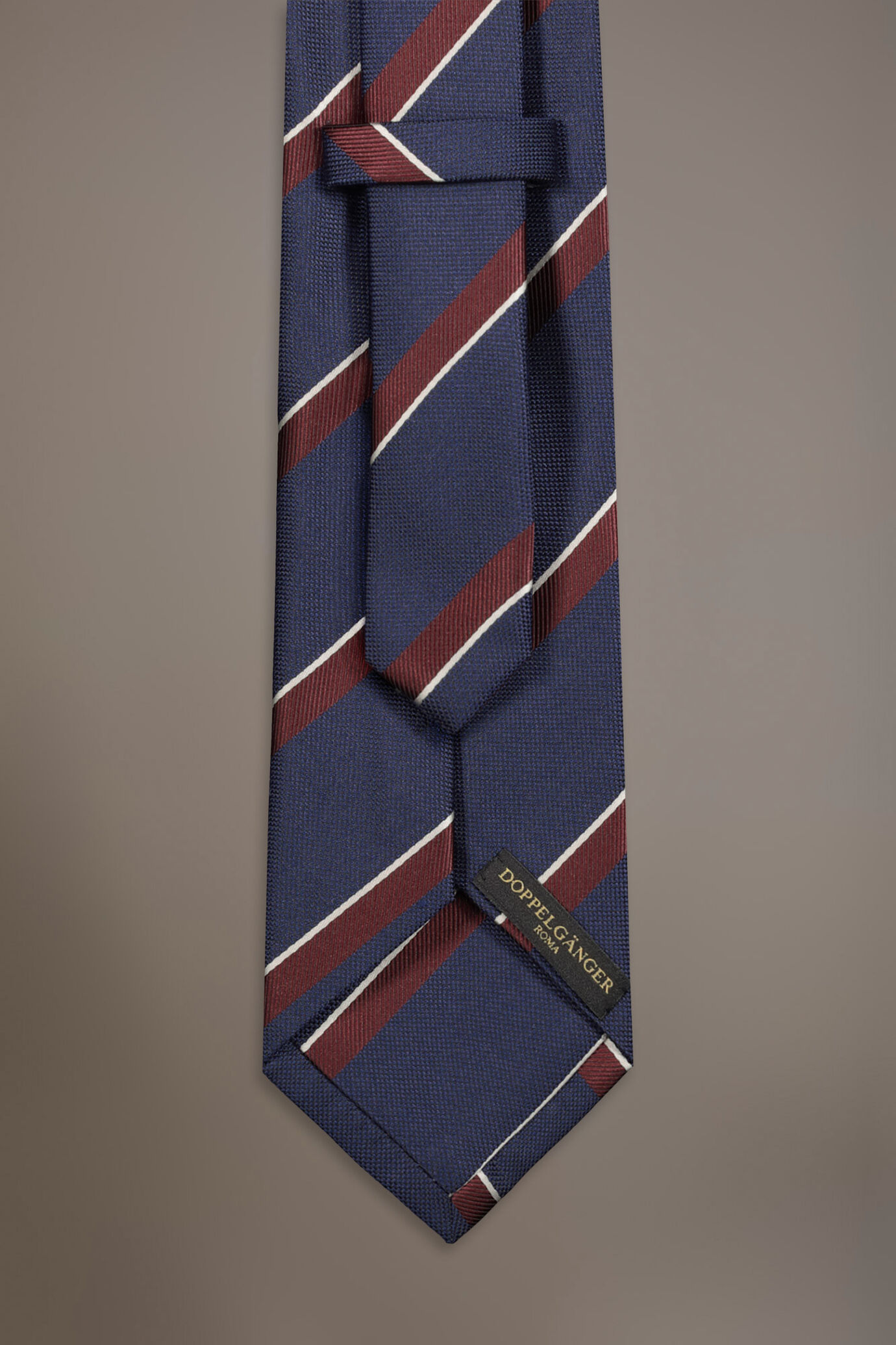 Cravatta misto bamboo regimental image number 1
