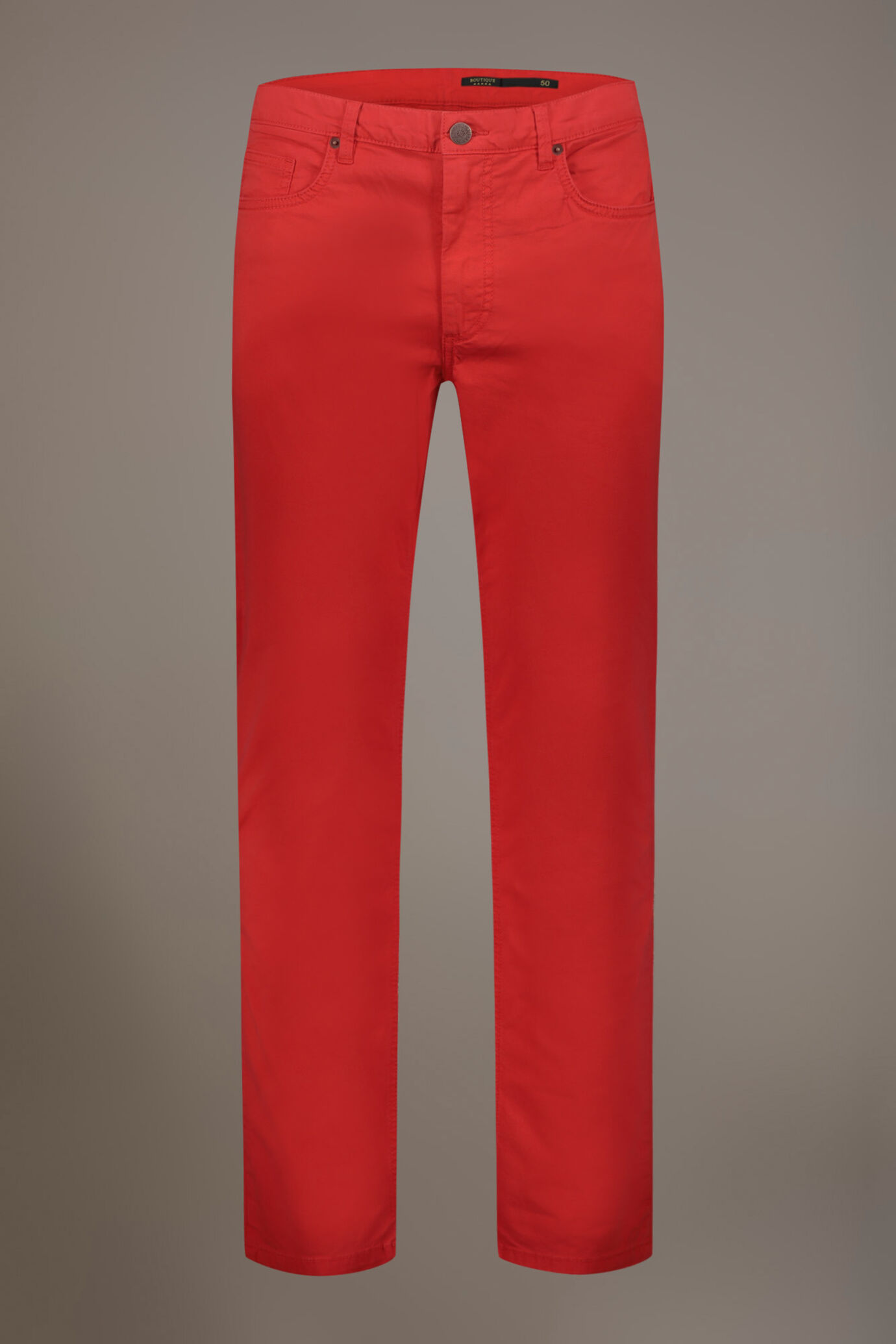 Pantalon 5 poches coupe régulière en twill image number 3