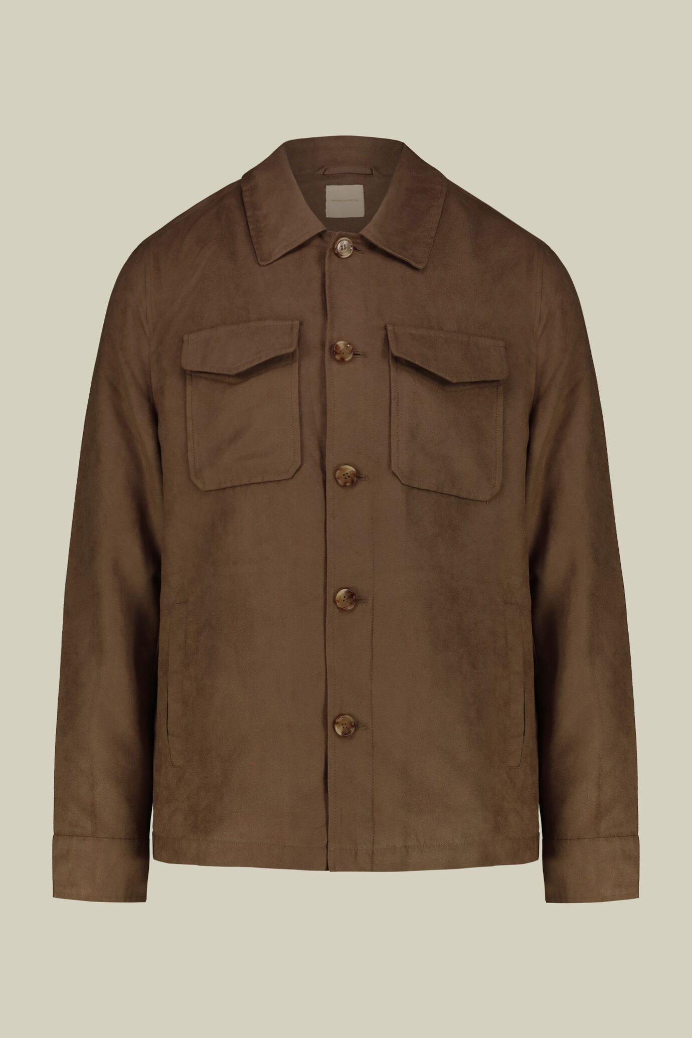 Veste shaket pour homme en simili daim sans doublure, coupe classique image number 4