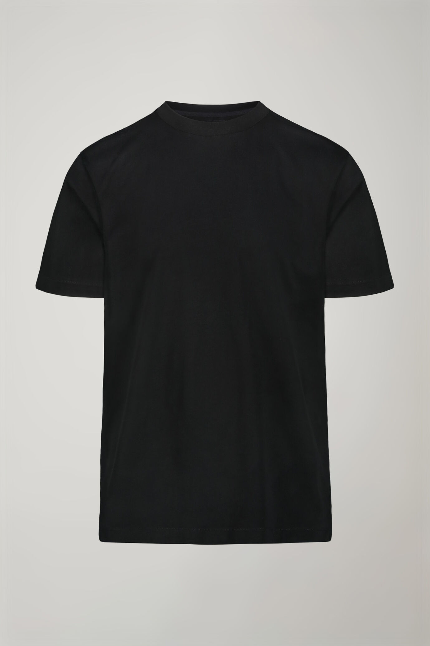 Men’s round neck t-shirt 100% cotton regular fit image number 4