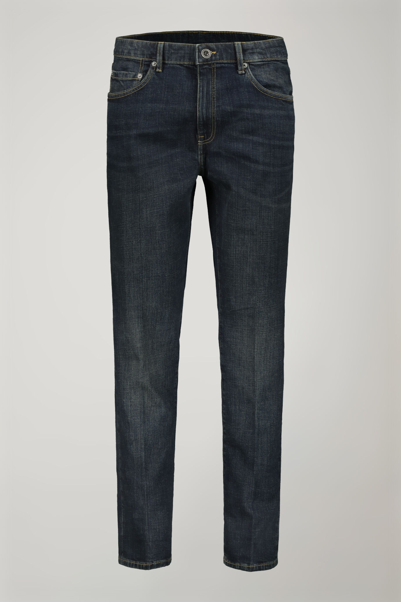 Men's 5-pocket regular fit jeans image number 4