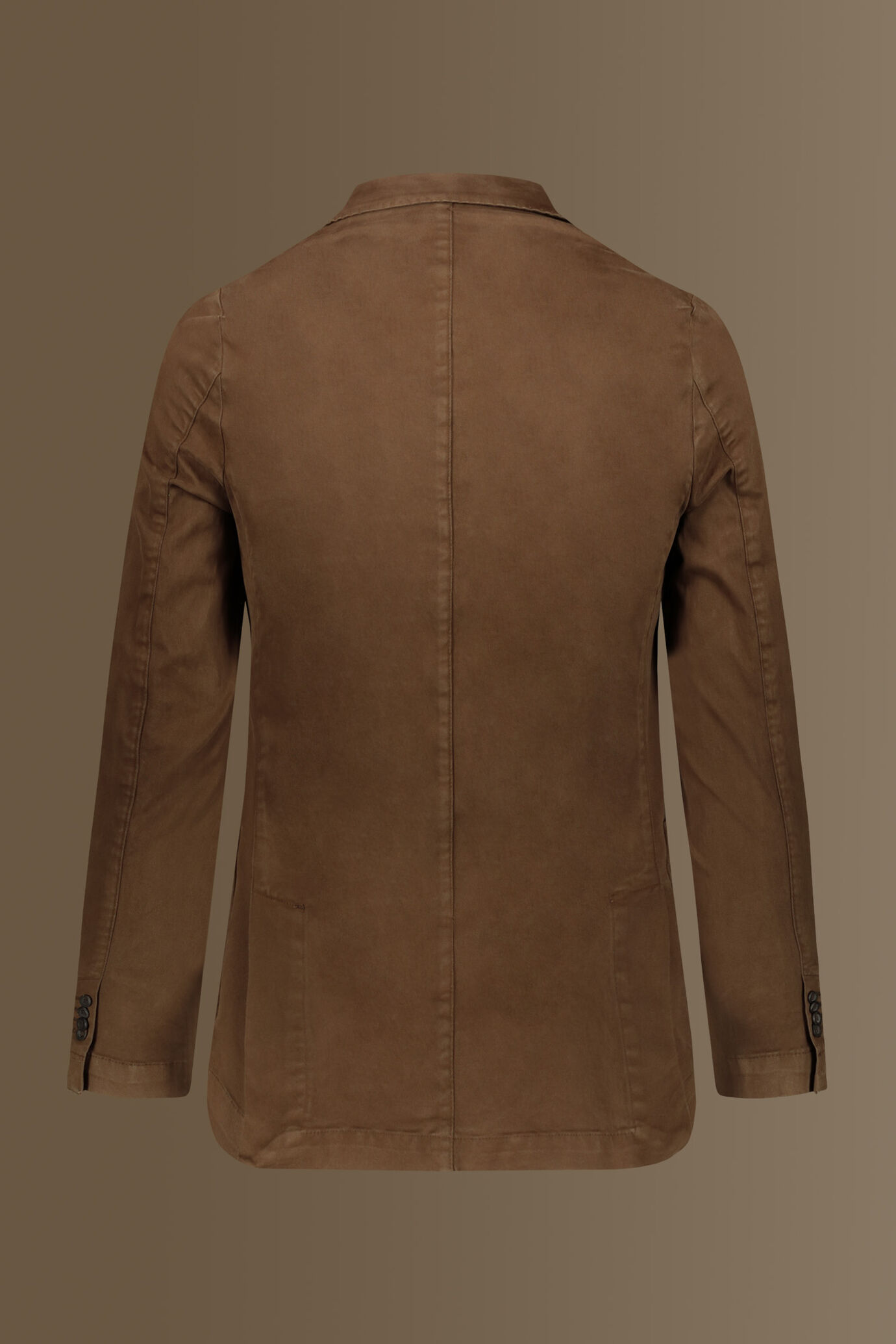 Single breasted jacket garment dyed. image number 7