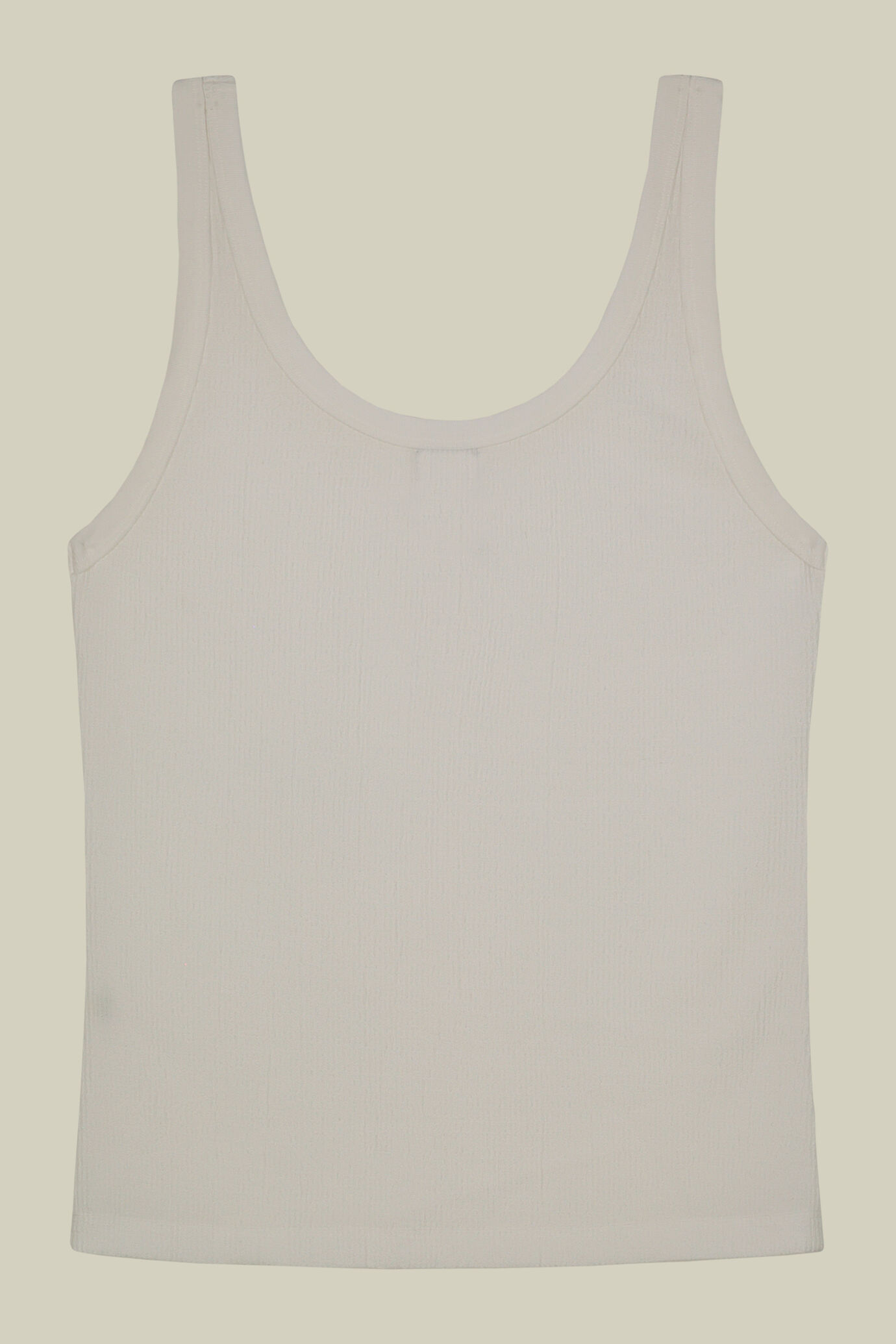 Women's ribbed tank top image number 5