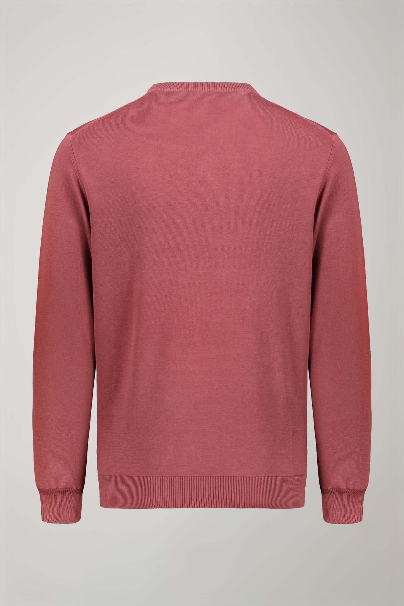 Pull homme &agrave; col rond 100&nbsp;% coton coupe r&eacute;guli&egrave;re image number 5