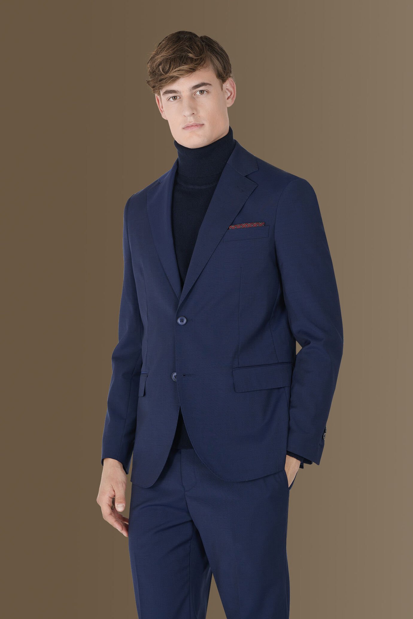 Single breasted suit trousers with turn up image number 1