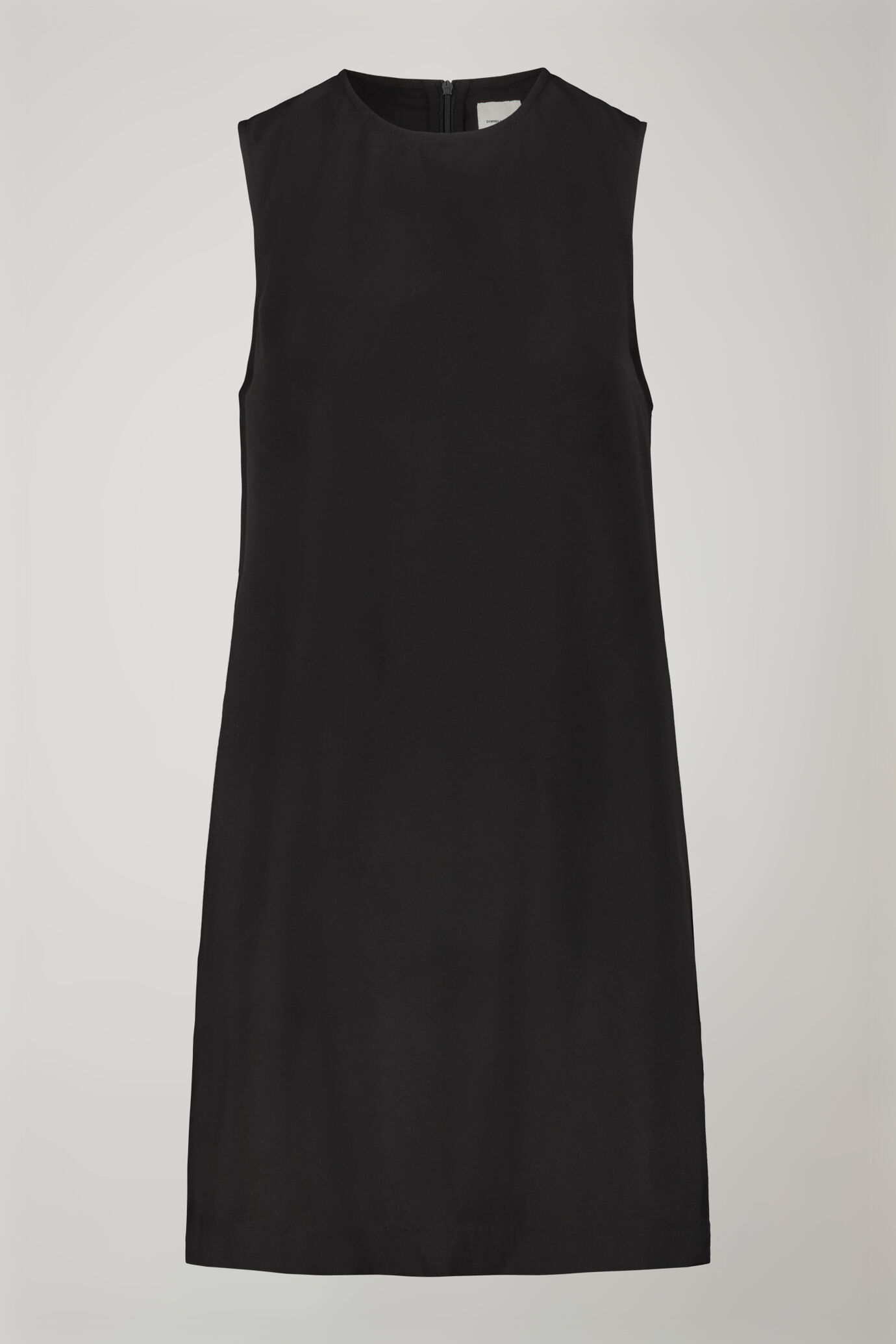 Robe femme sans manches, couleur unie, coupe r&eacute;guli&egrave;re image number 4