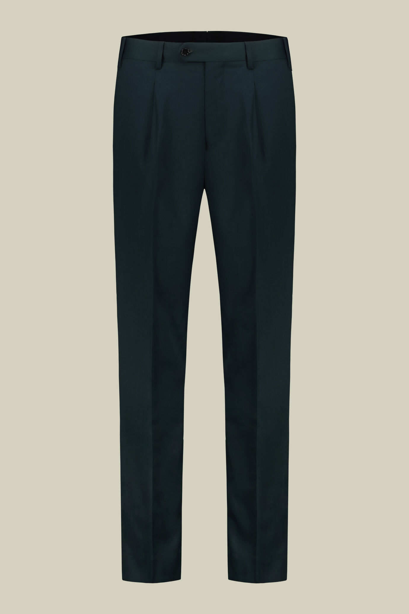 Single-breasted men's suit with single-pleat trousers in iridescent effect herringbone design fabric image number 6