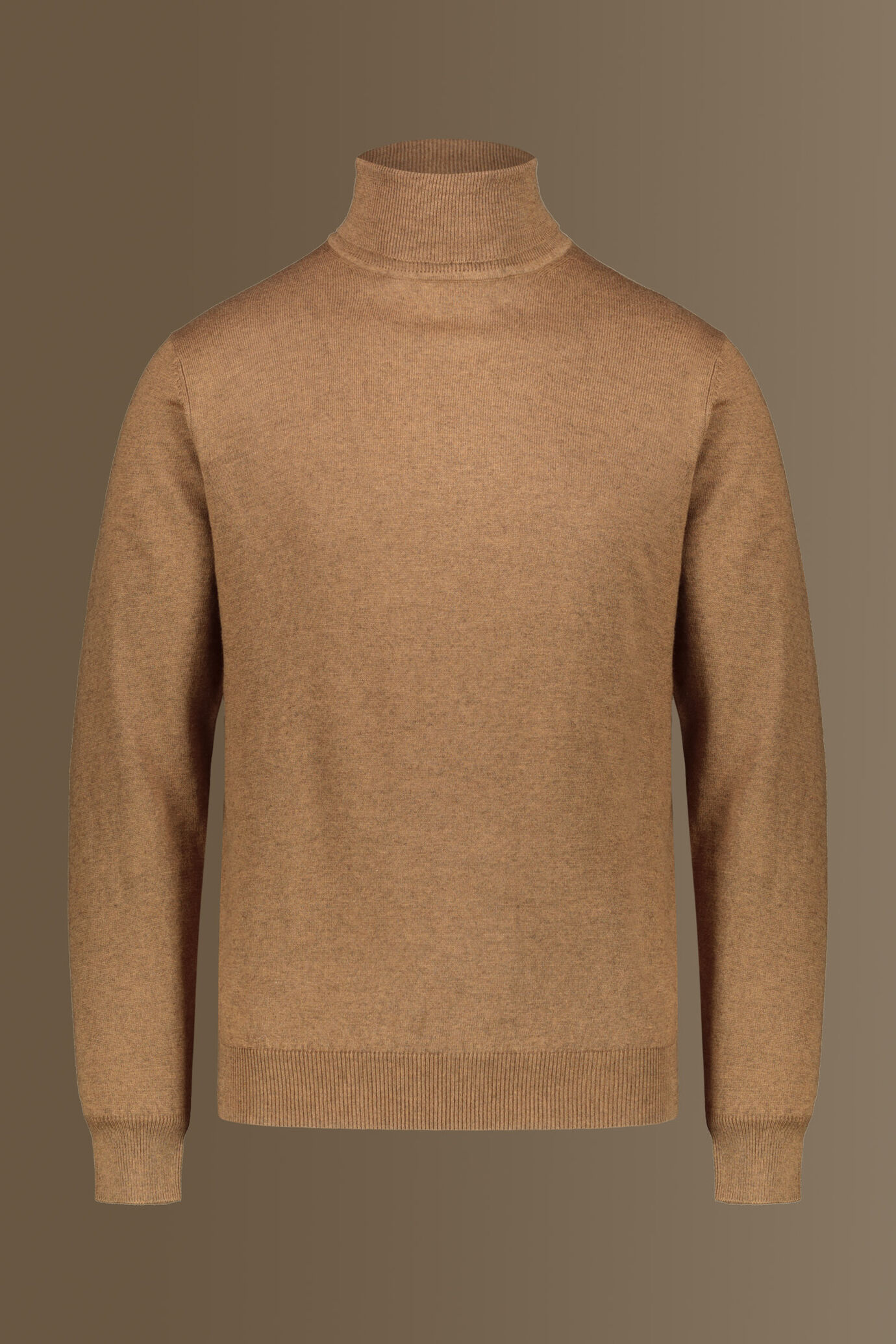 Maglia collo alto misto lana e cotone image number 3