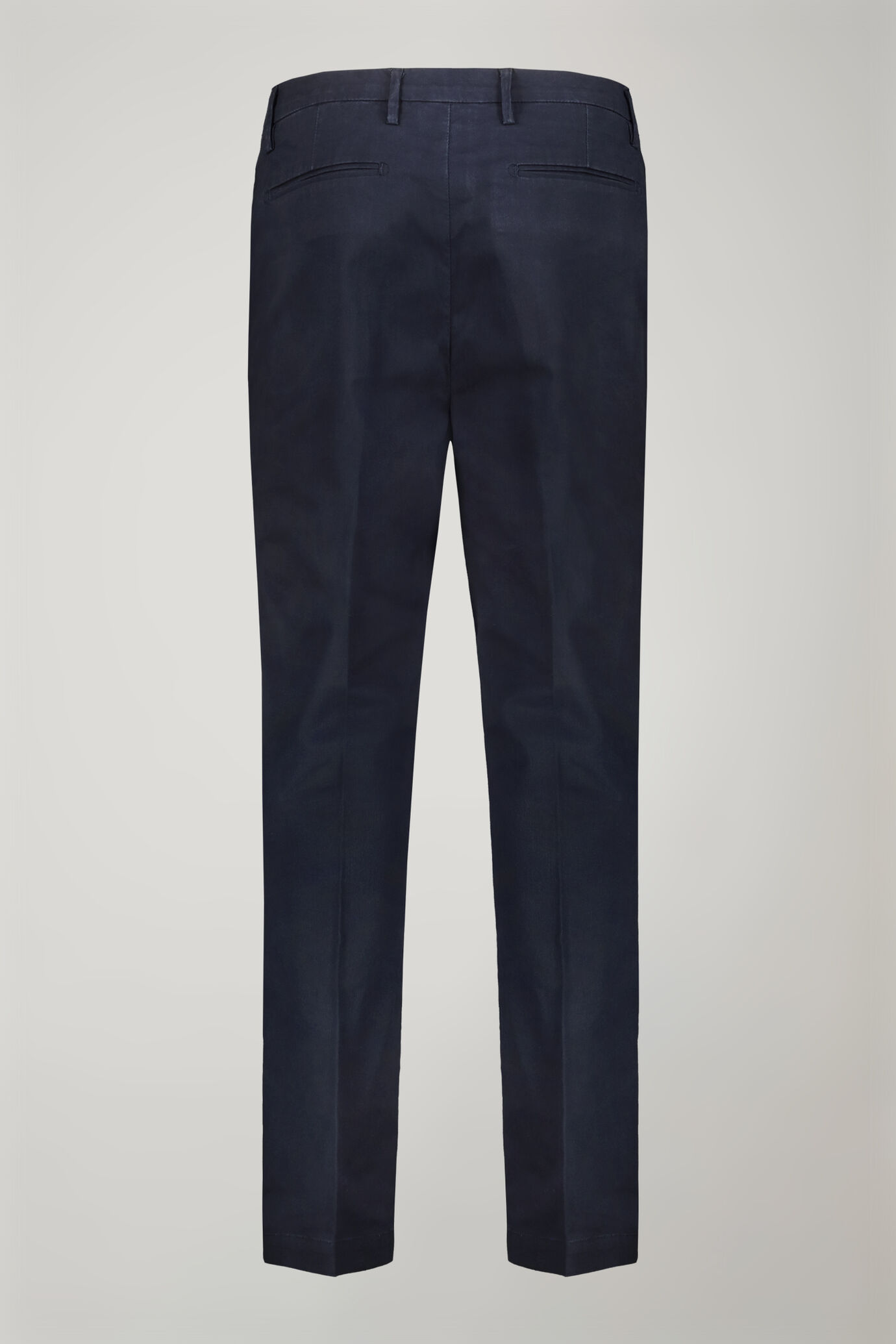 Klassische Herrenhose aus durchgefärbtem Baumwollstoff in normaler Passform image number 5