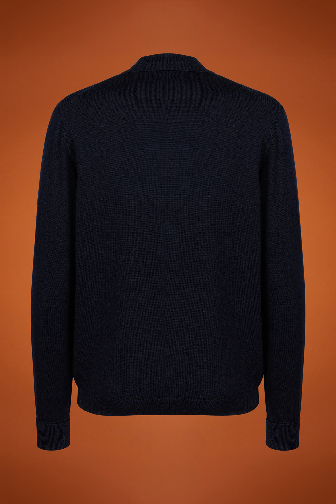 Herren-Pullover mit Derby-Kragen aus englischem Rippstrick in normaler Passform image number 5