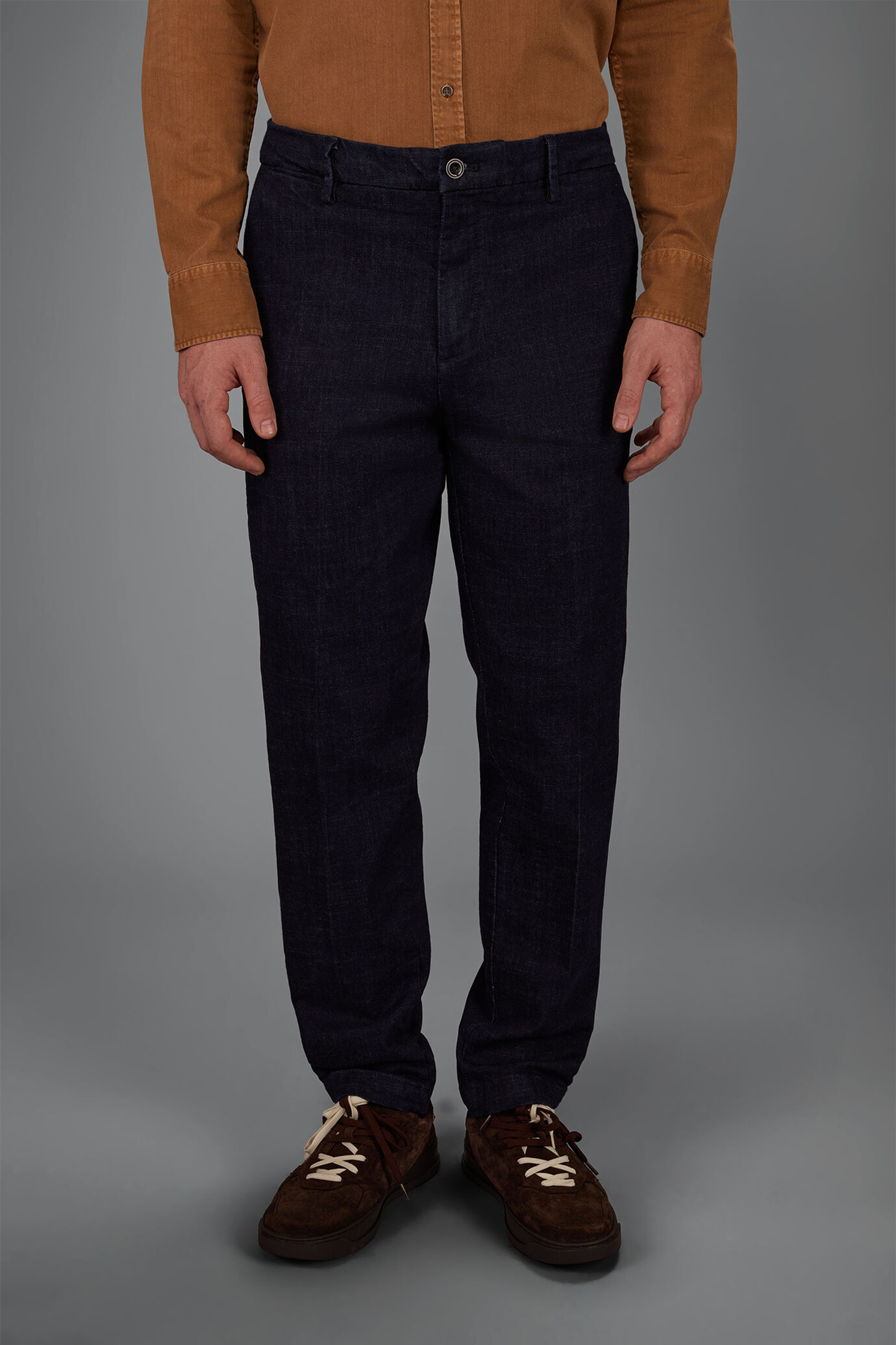 Pantalone uomo in denim regular fit image number 1