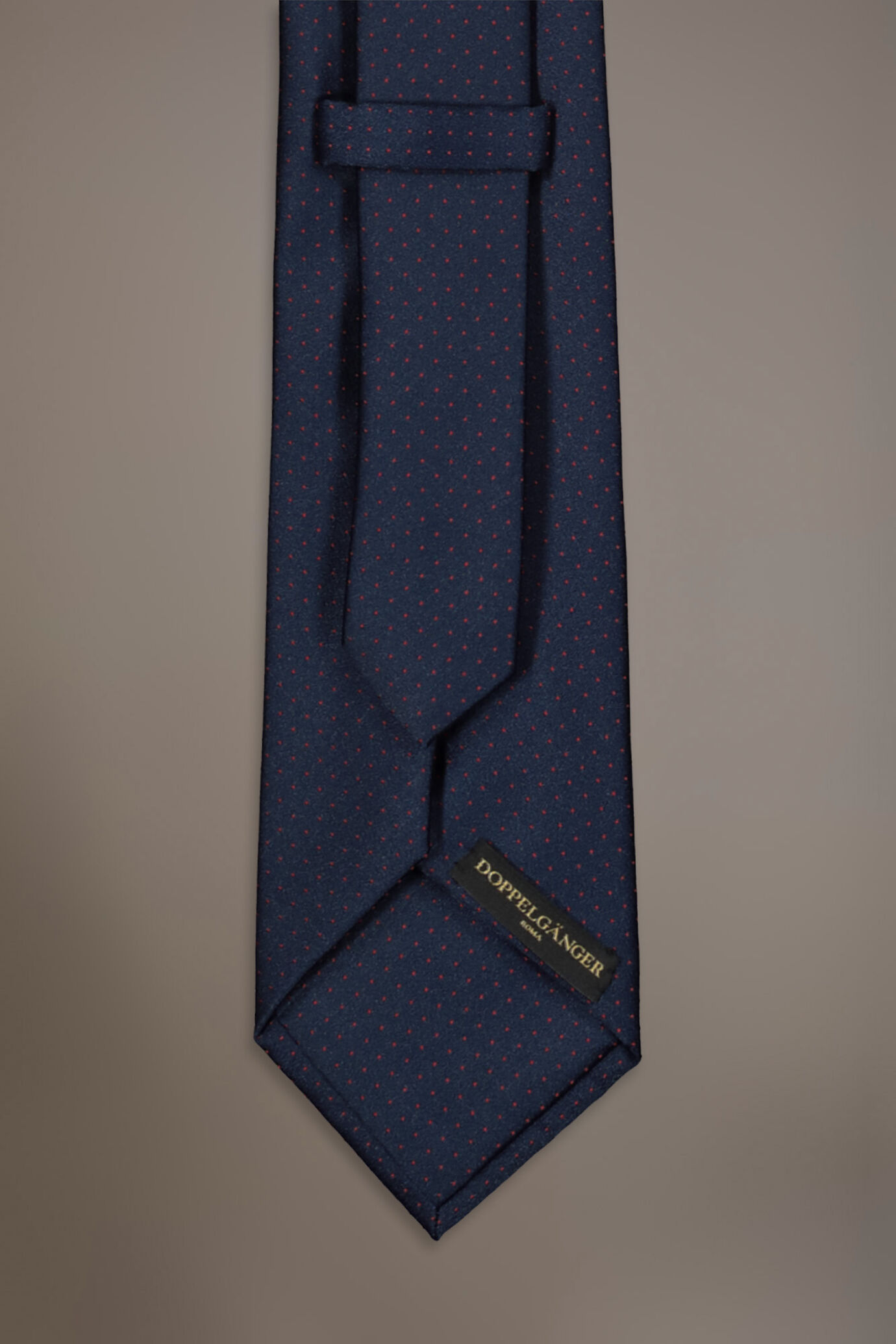 Bamboo blend tie micro pois design image number 1