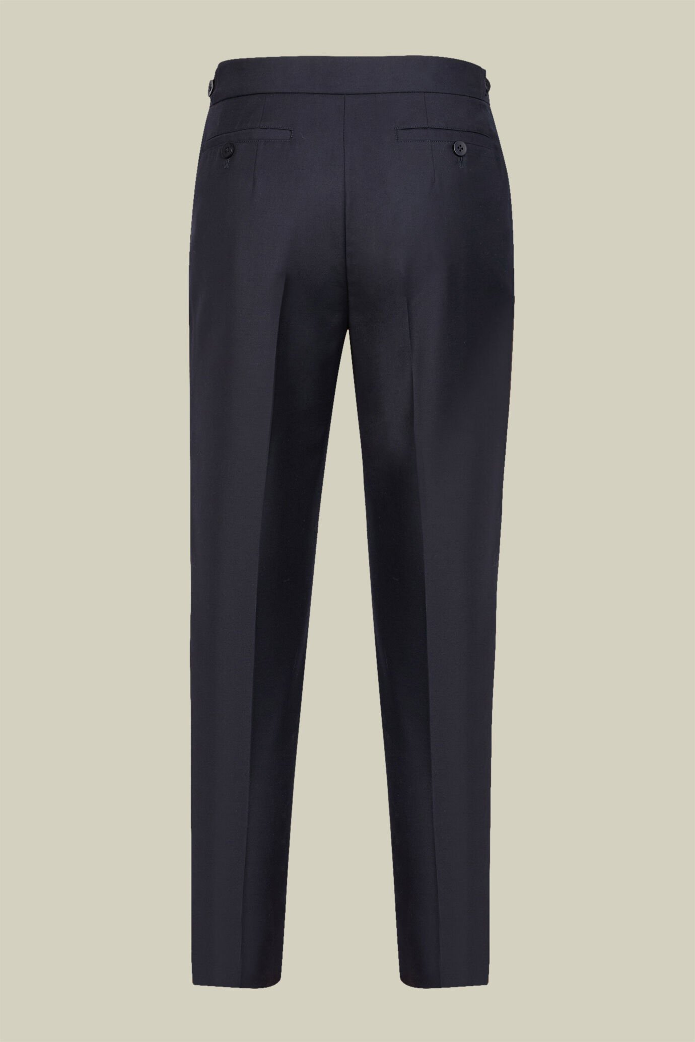 Einfarbige klassische Chino-Hose