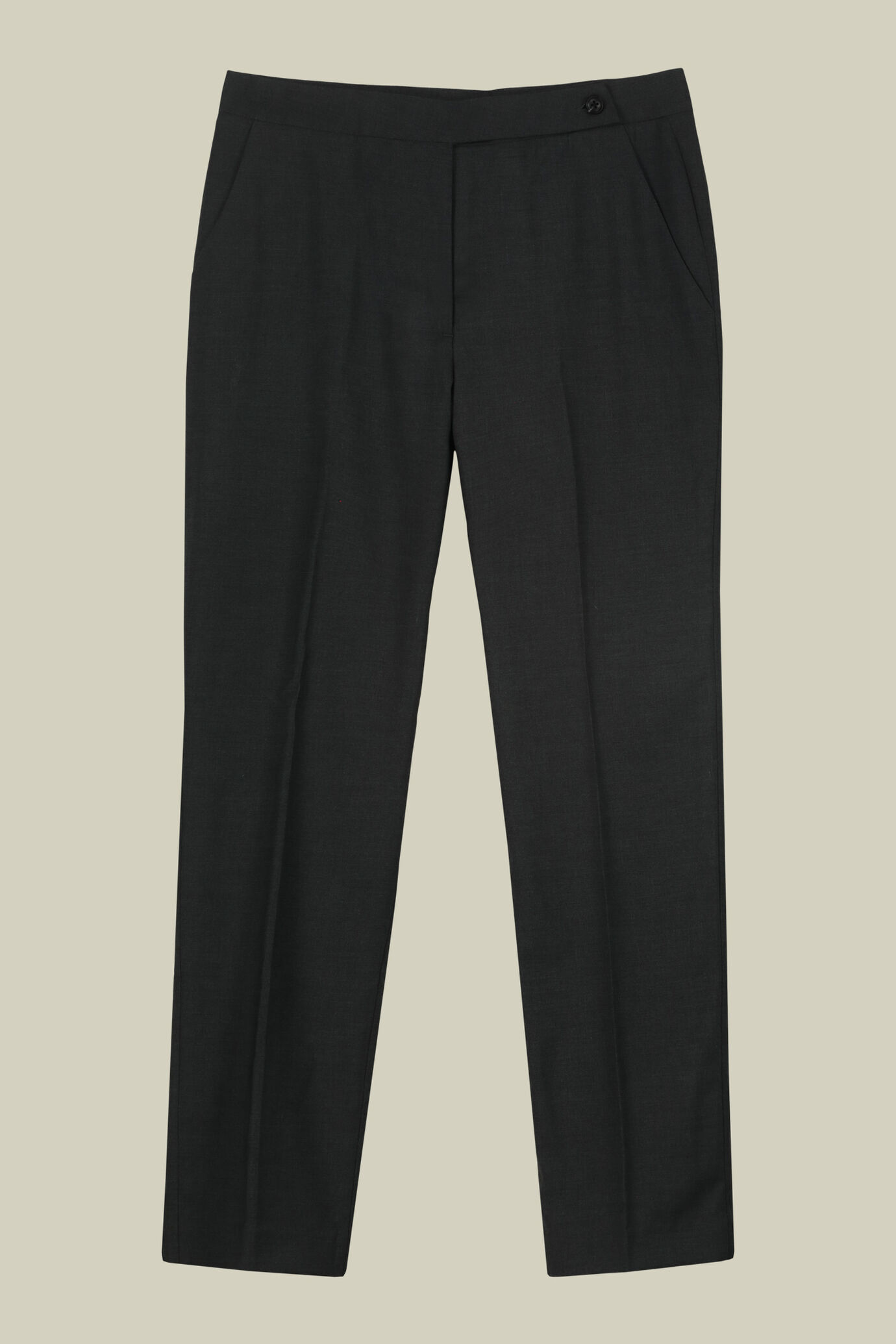 Pantalone donna chino con flap sul cinturino in vita image number 4