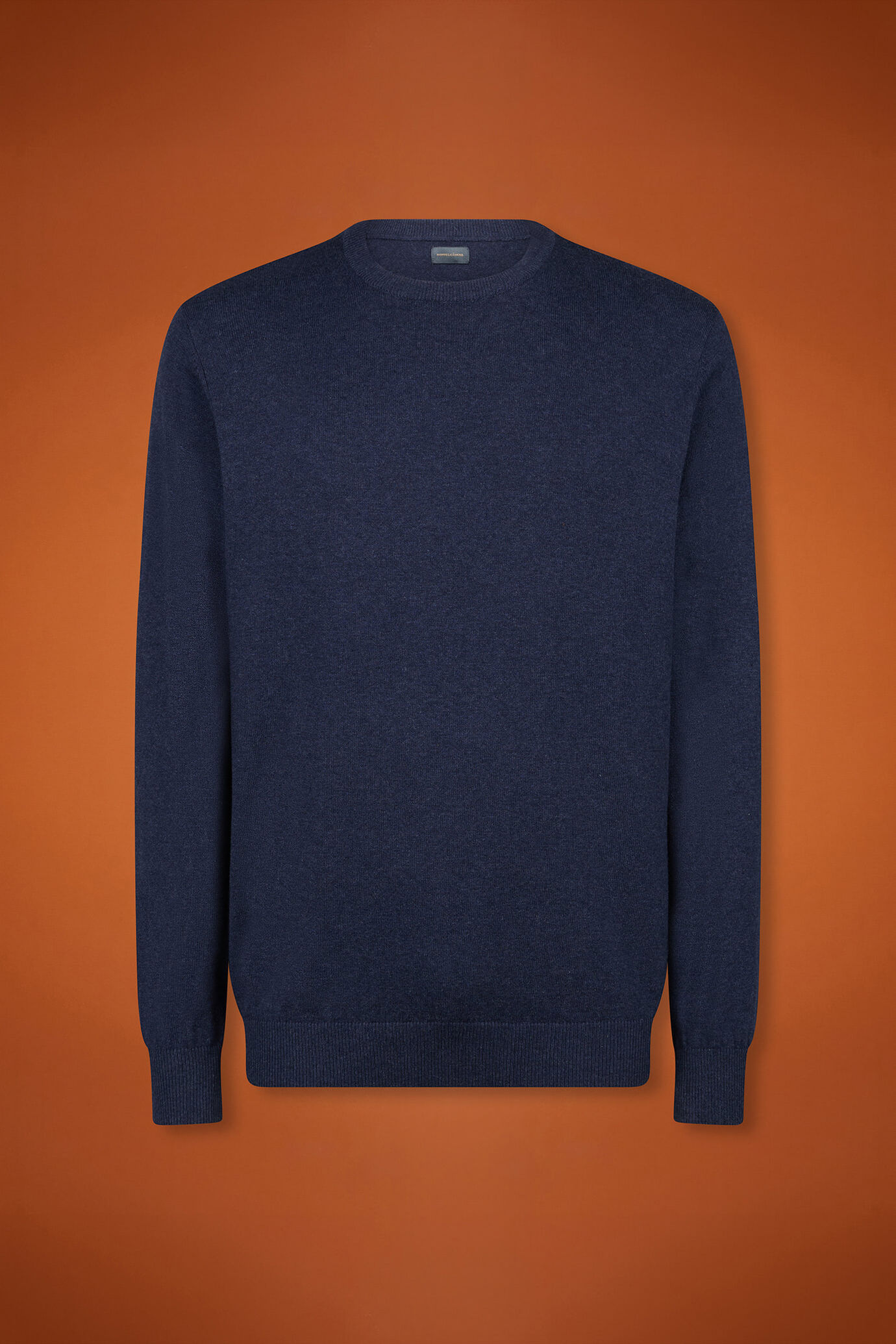 Maglia uomo girocollo lana e cotone regular fit image number 4