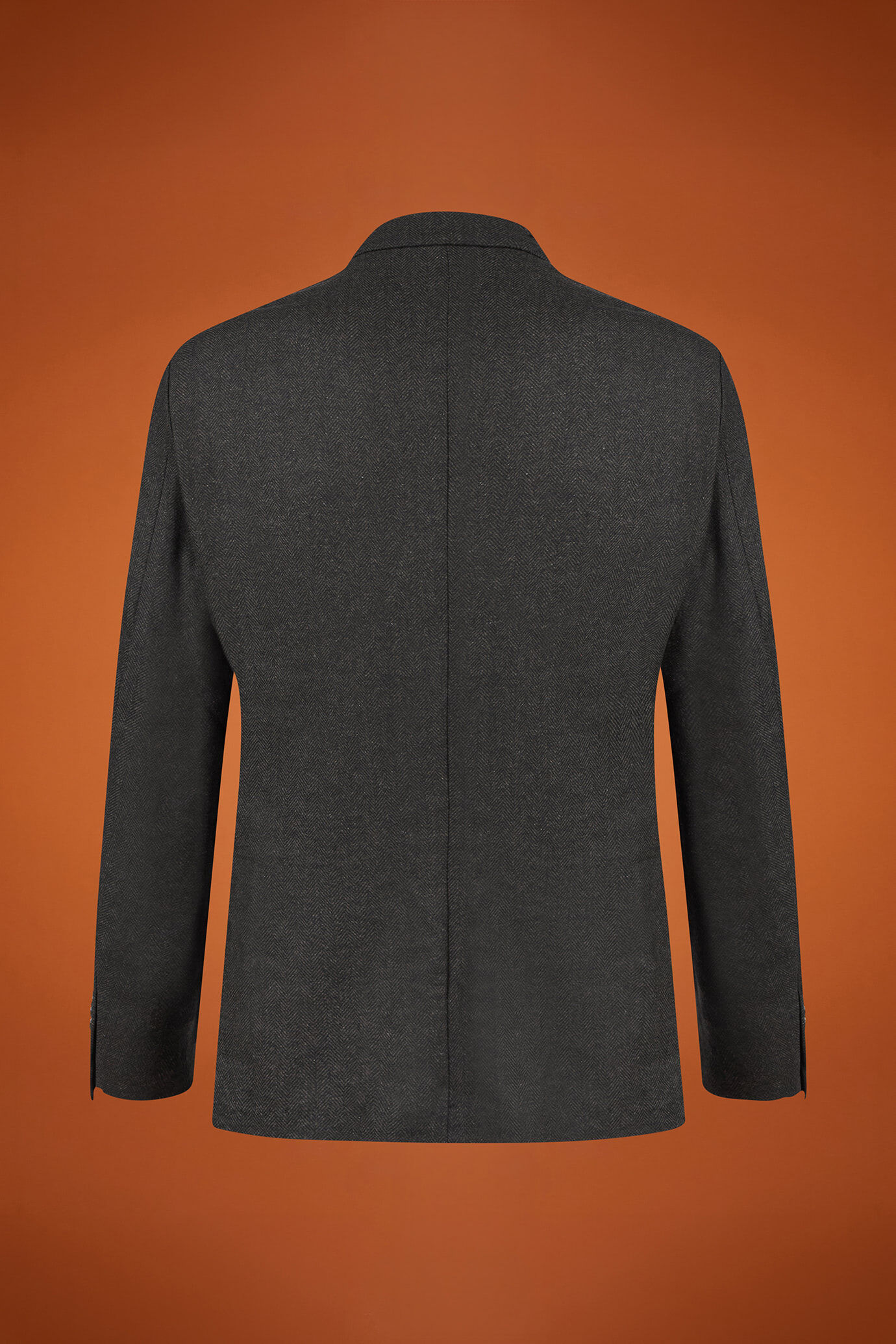 Klassisches einreihiges Herrensakko aus Wollgemisch mit Grätenmuster in normaler Passform image number 5