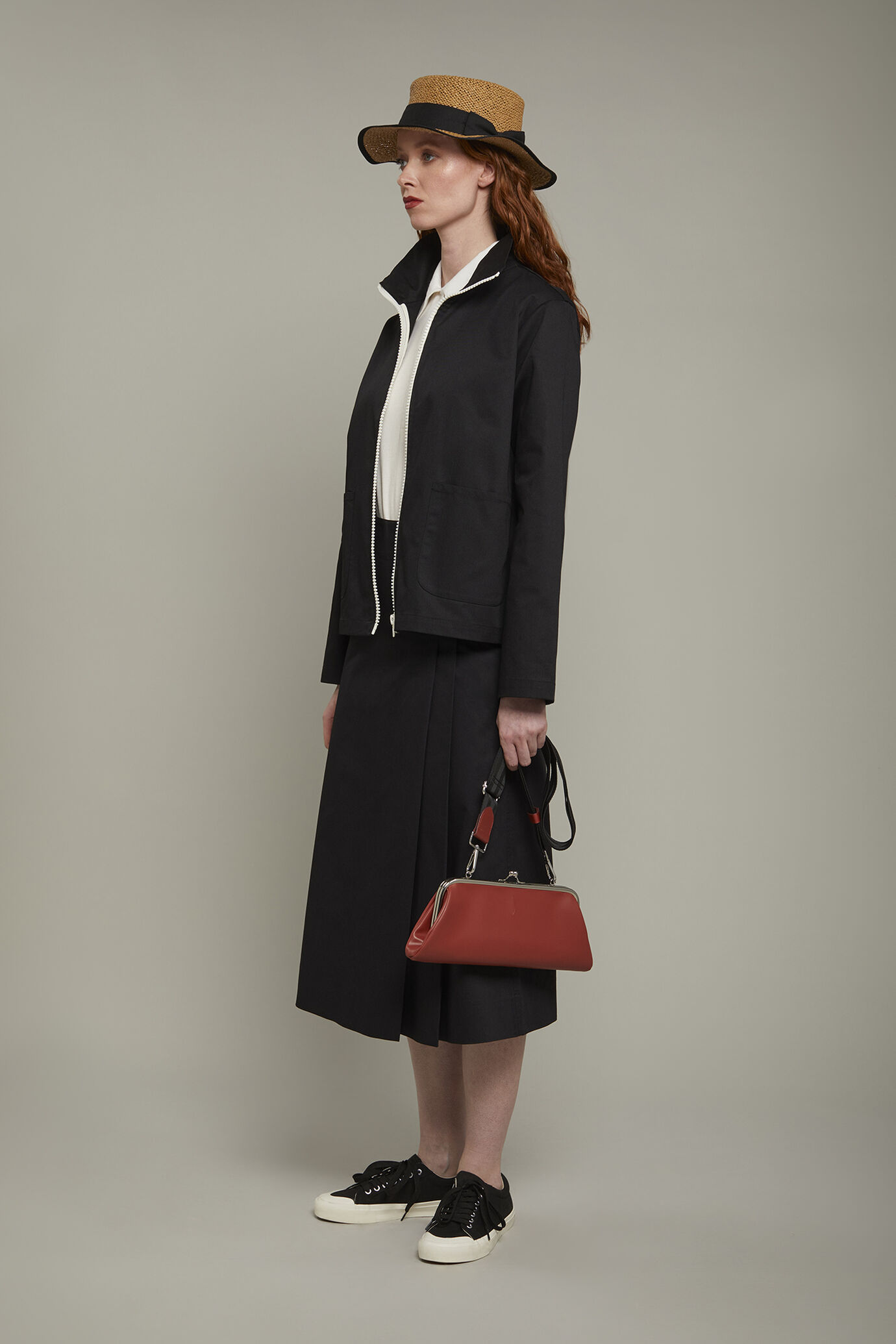 Veste femme avec zip coupe régulière image number 1