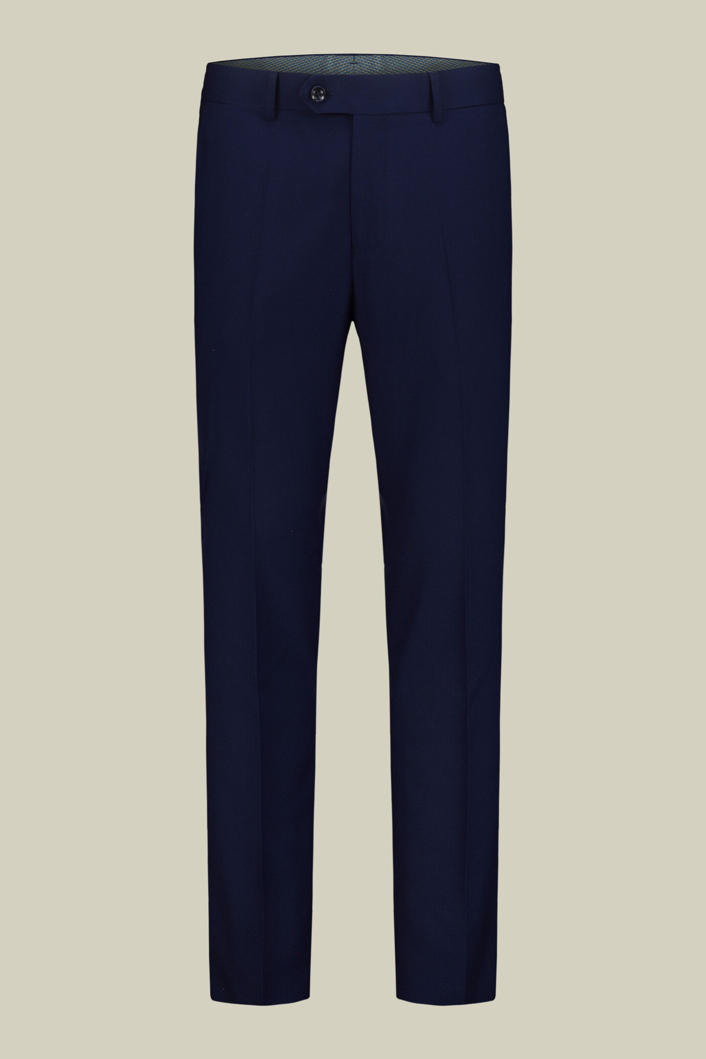 Costume homme à un bouton, motif œil de perdrix, coupe regular image number 2