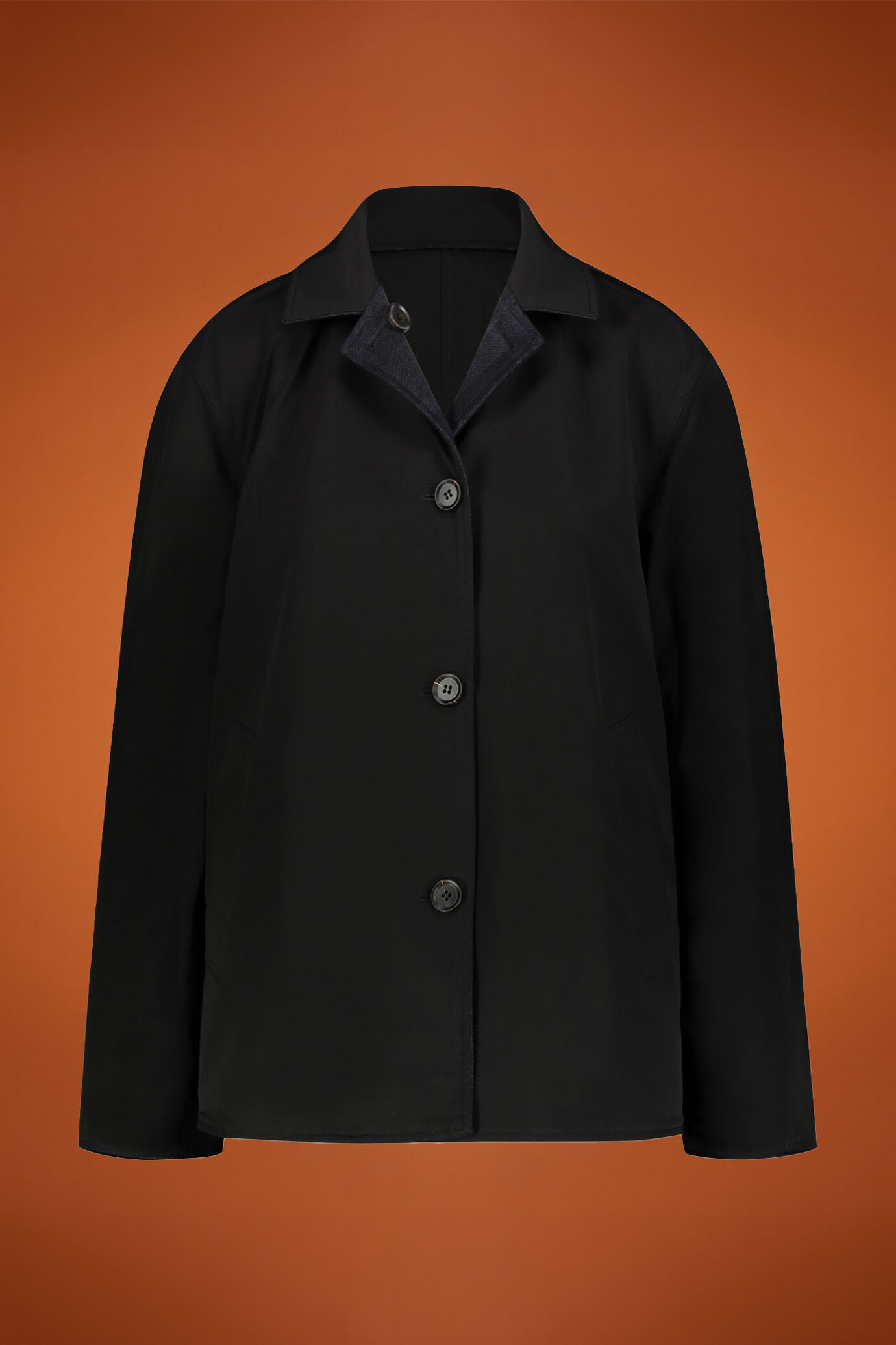 Women's double face trapeze water resistant jacket image number 2