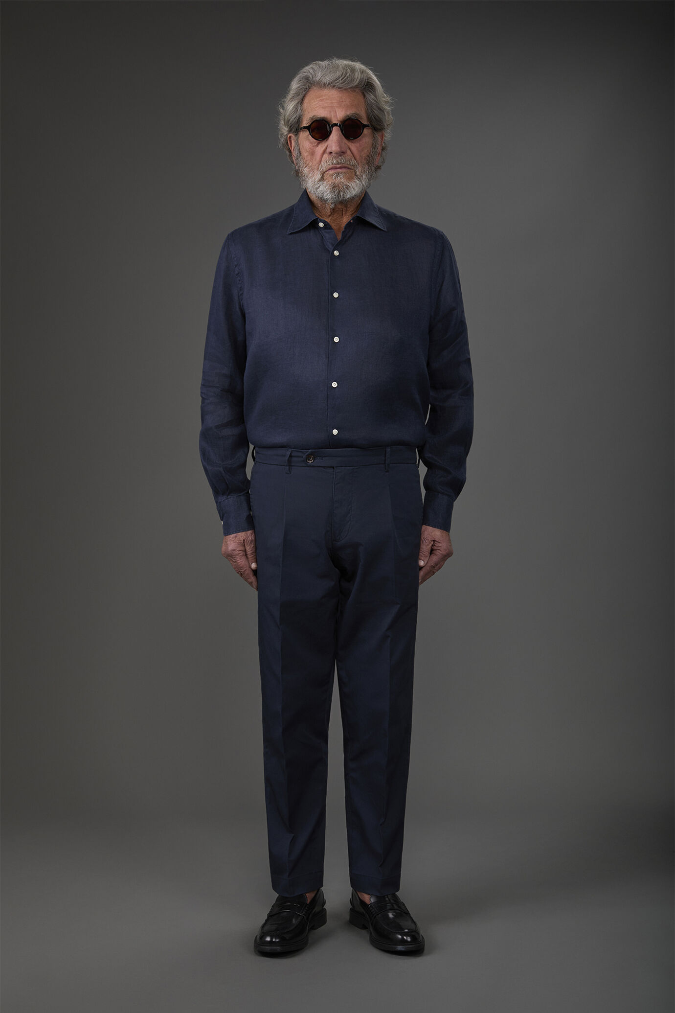 Camicia uomo casual collo classico 100% lino image number 3