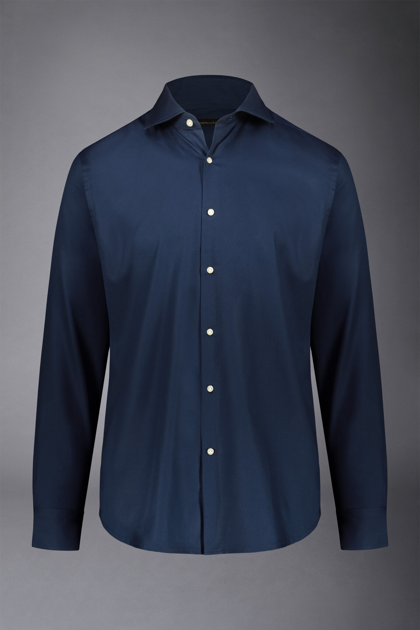 Chemise classique à col français, coupe régulière, tissu à chevrons image number 4