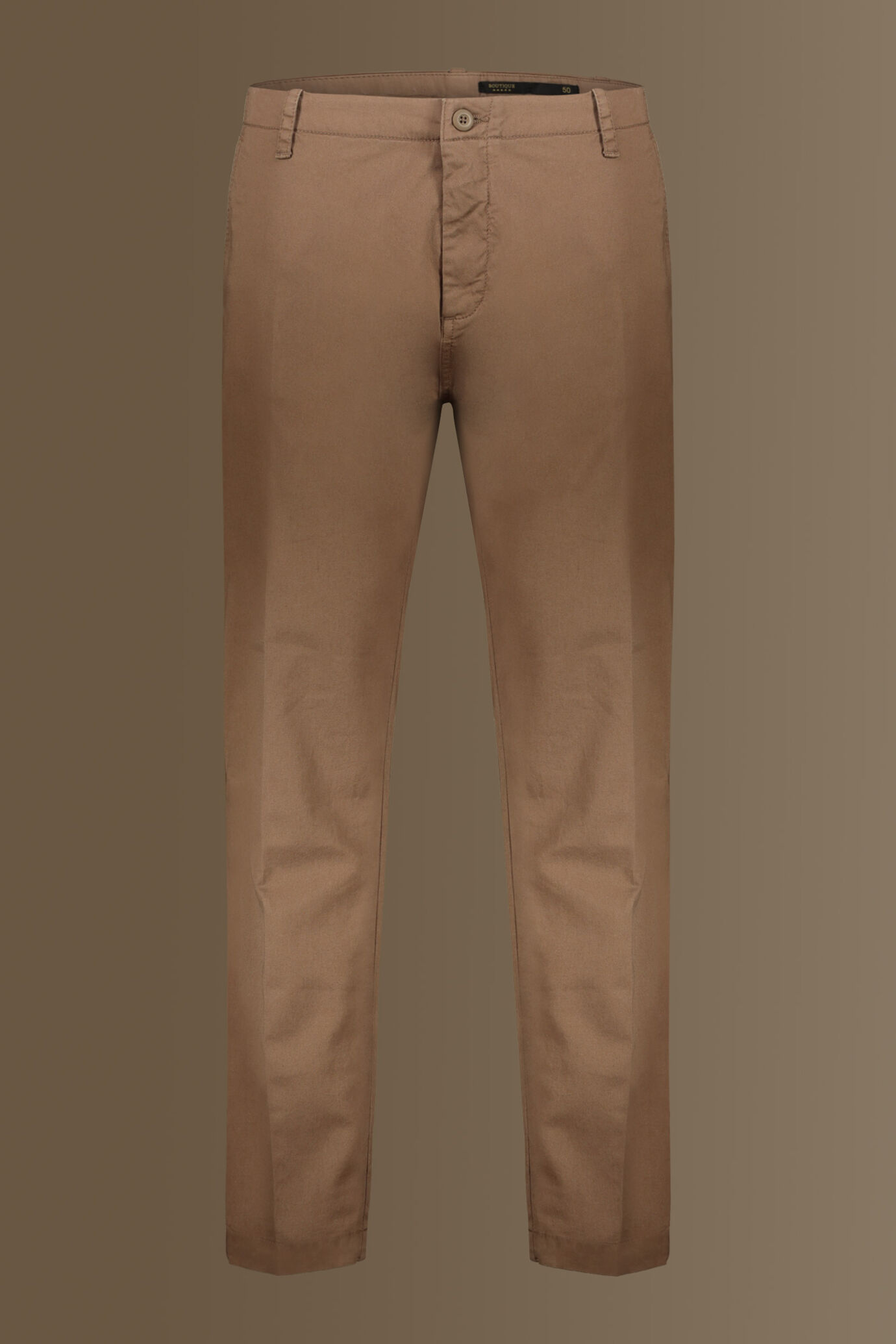 Pantalone uomo con tasca a toppa dietro in contrasto colore image number 5