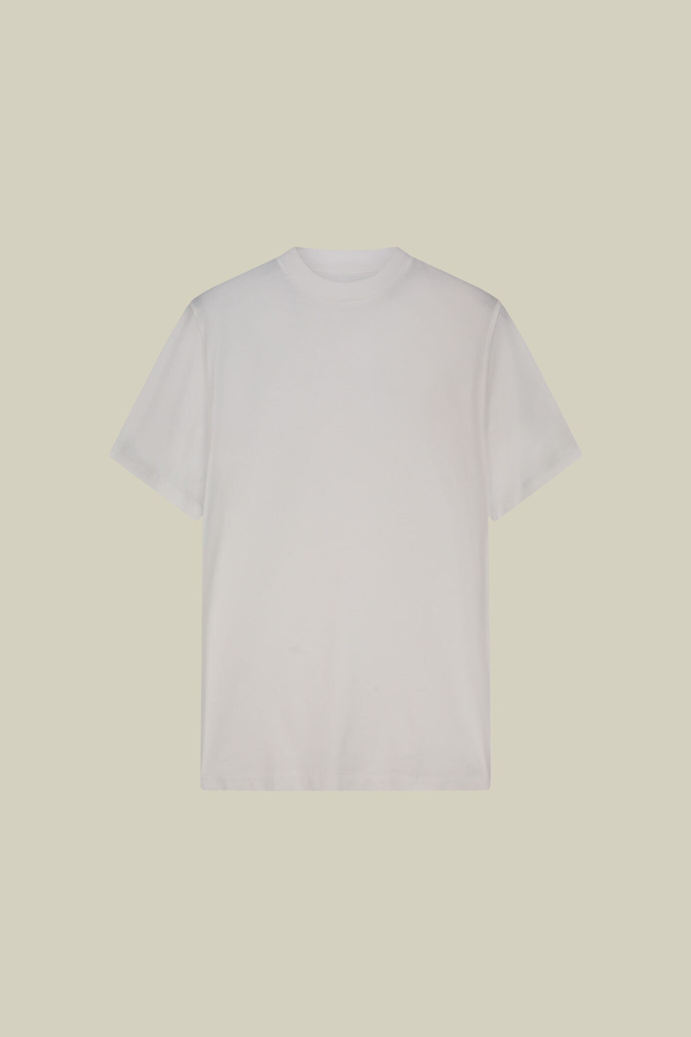 Men&rsquo;s 100% cotton T-shirt with a turtleneck and regular fit image number 4