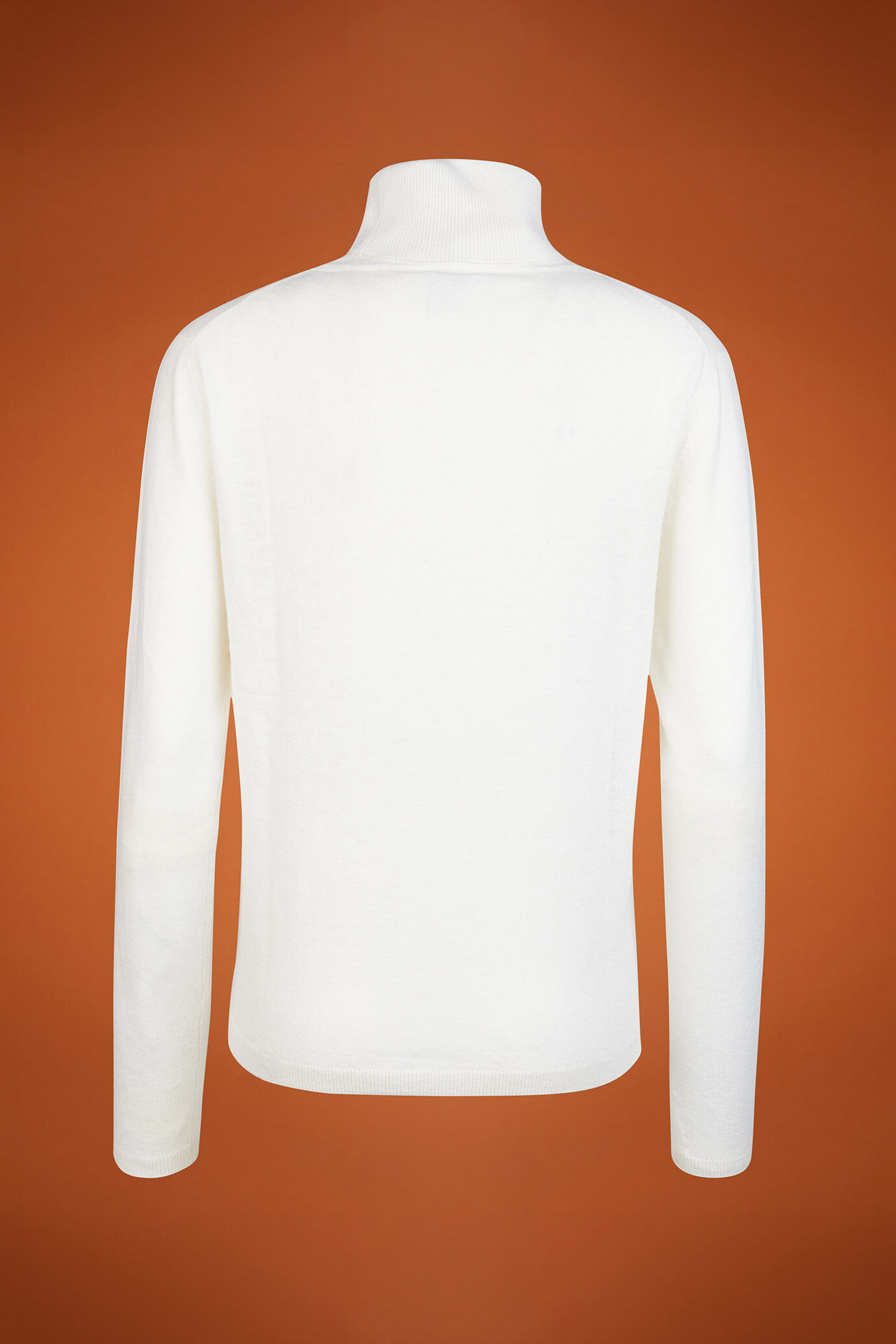 Maglia donna collo alto misto lana a cachemire regular fit image number 5