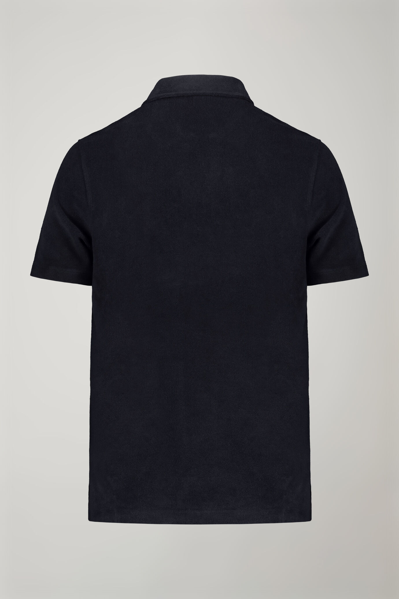 Kurzärmeliges Herren-Poloshirt mit Derby-Kragen aus Frottee in normaler Passform image number 5
