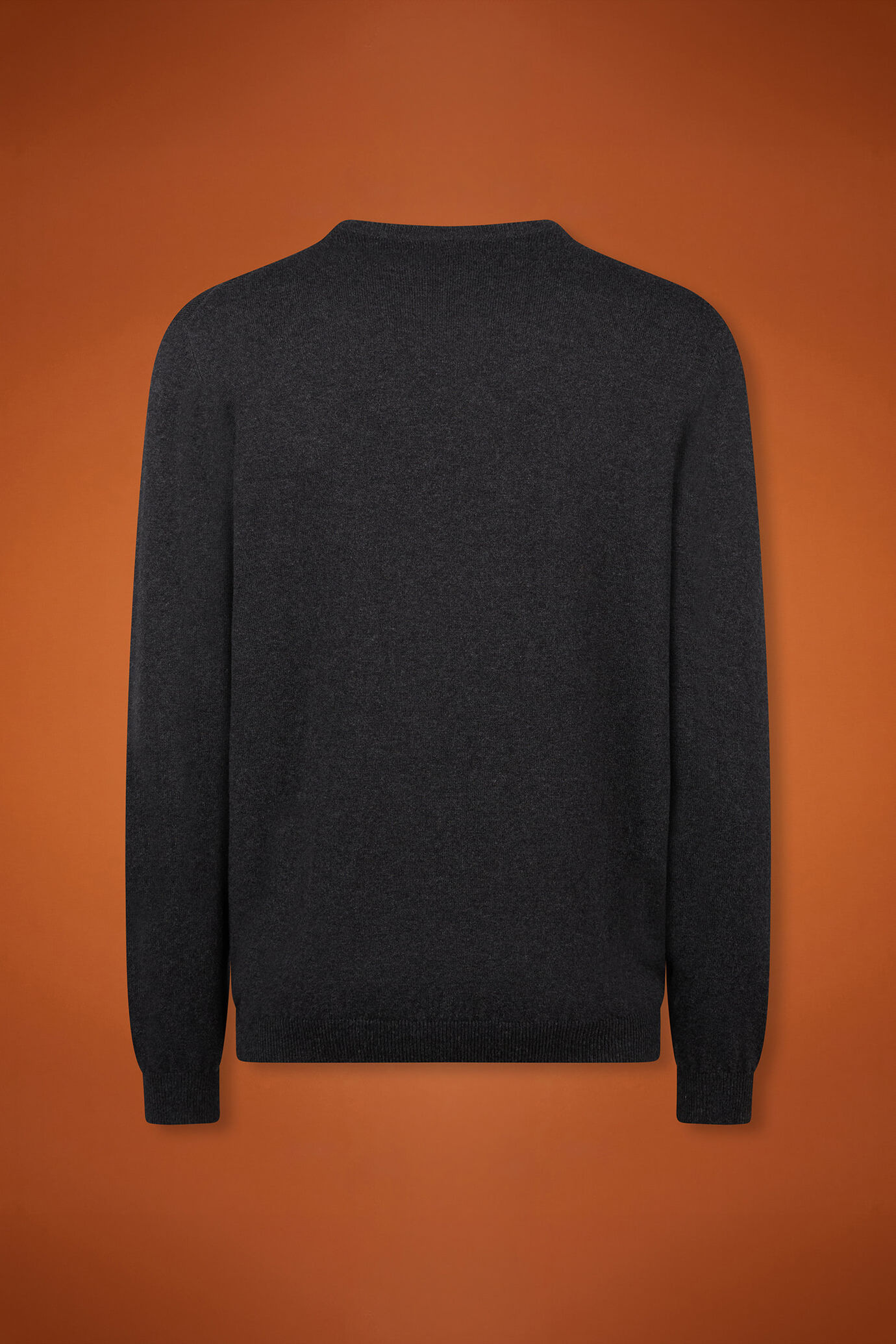Herren-Pullover mit V-Ausschnitt aus Baumwolle in normaler Passform image number 5
