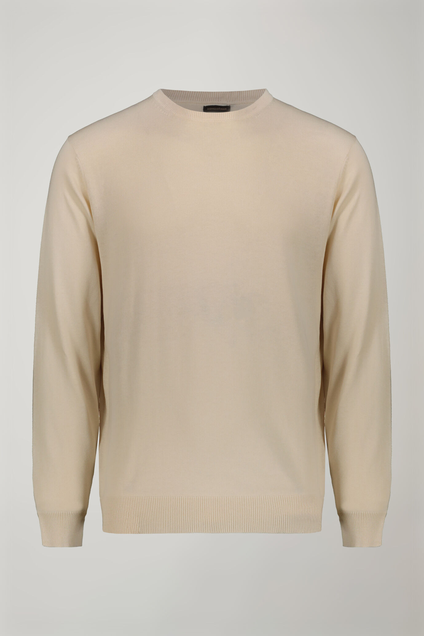 Men's Round neck sweater 100% cotton regular fit image number 4