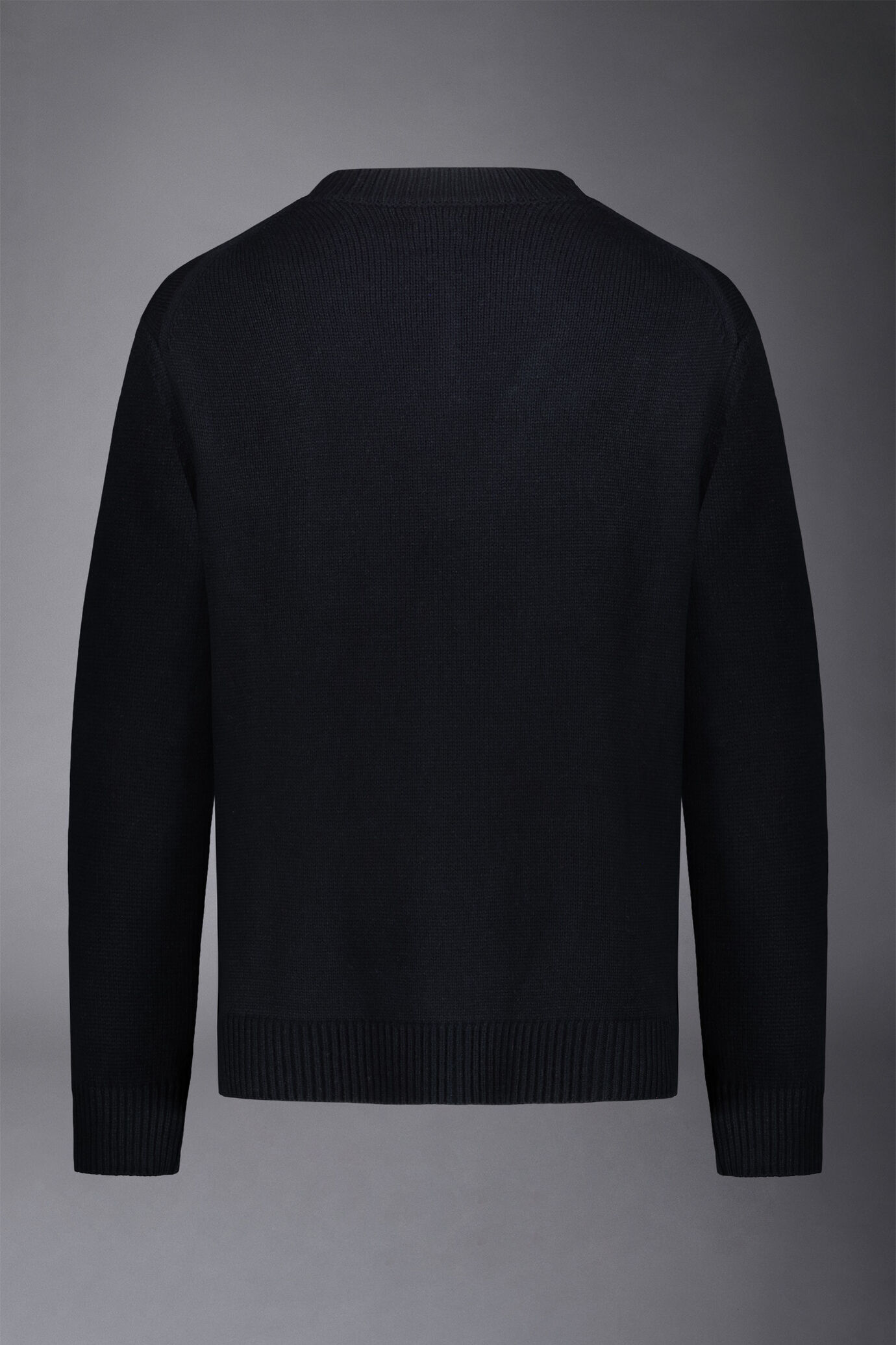 Maglia uomo scollo a v in misto lana regular fit image number 5