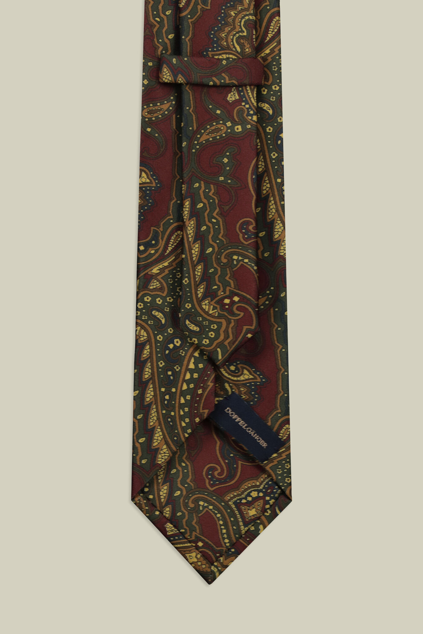 Men's macro paisley patterned tie image number 2