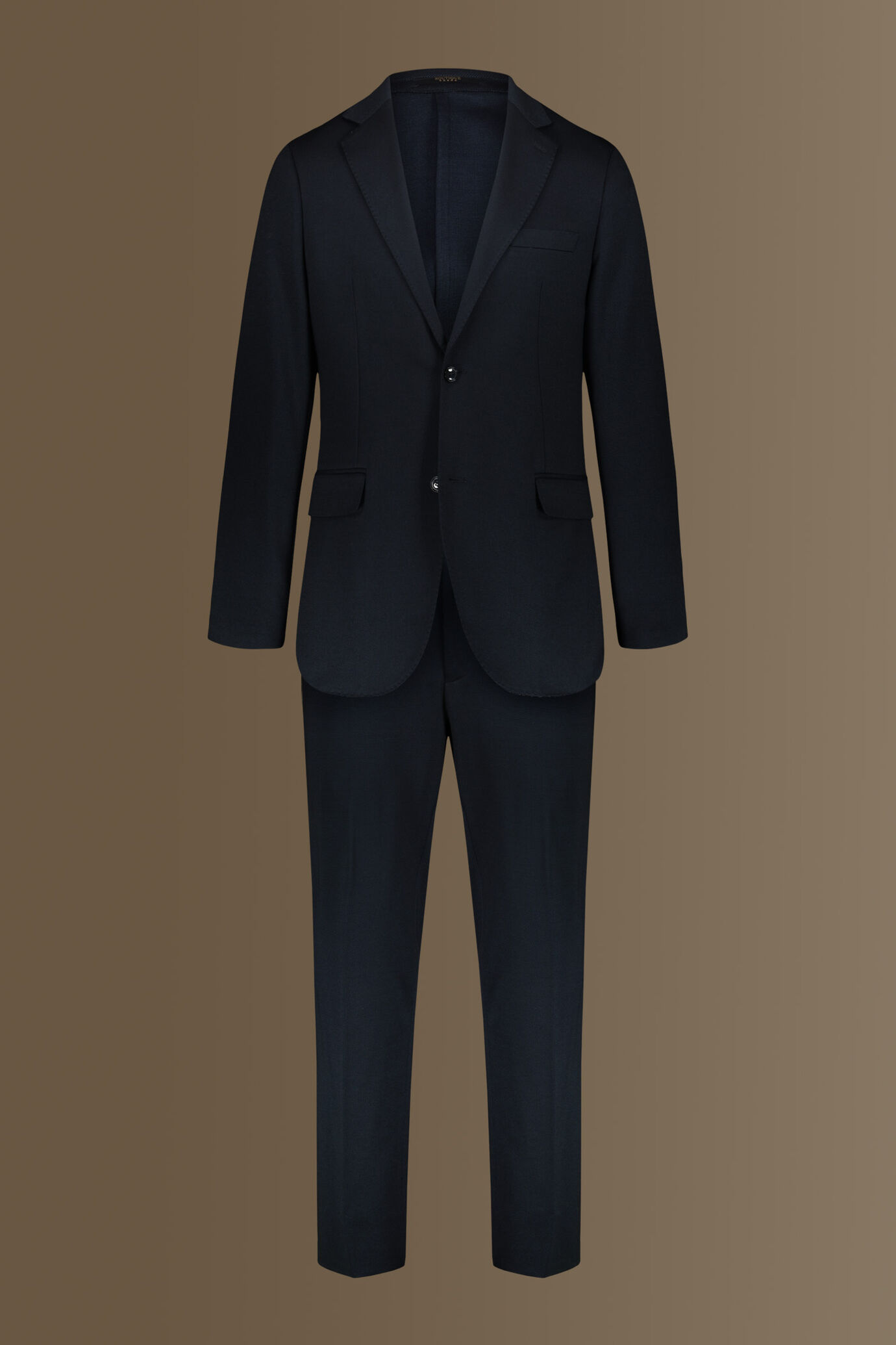 Abito monopetto tessuto jersey occhio di pernice image number 9