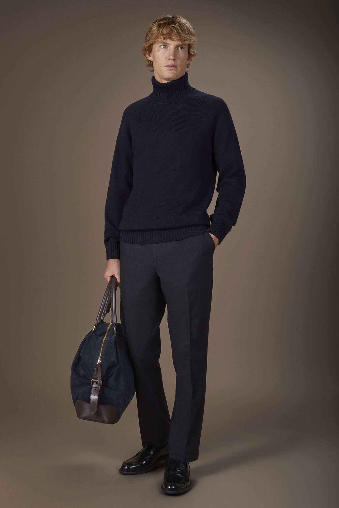 Lot De 2 Pulls Col Roulé Homme En Coton - Coupe Ajustée, Uni, Confortable Pour Tous Les Jours - 5